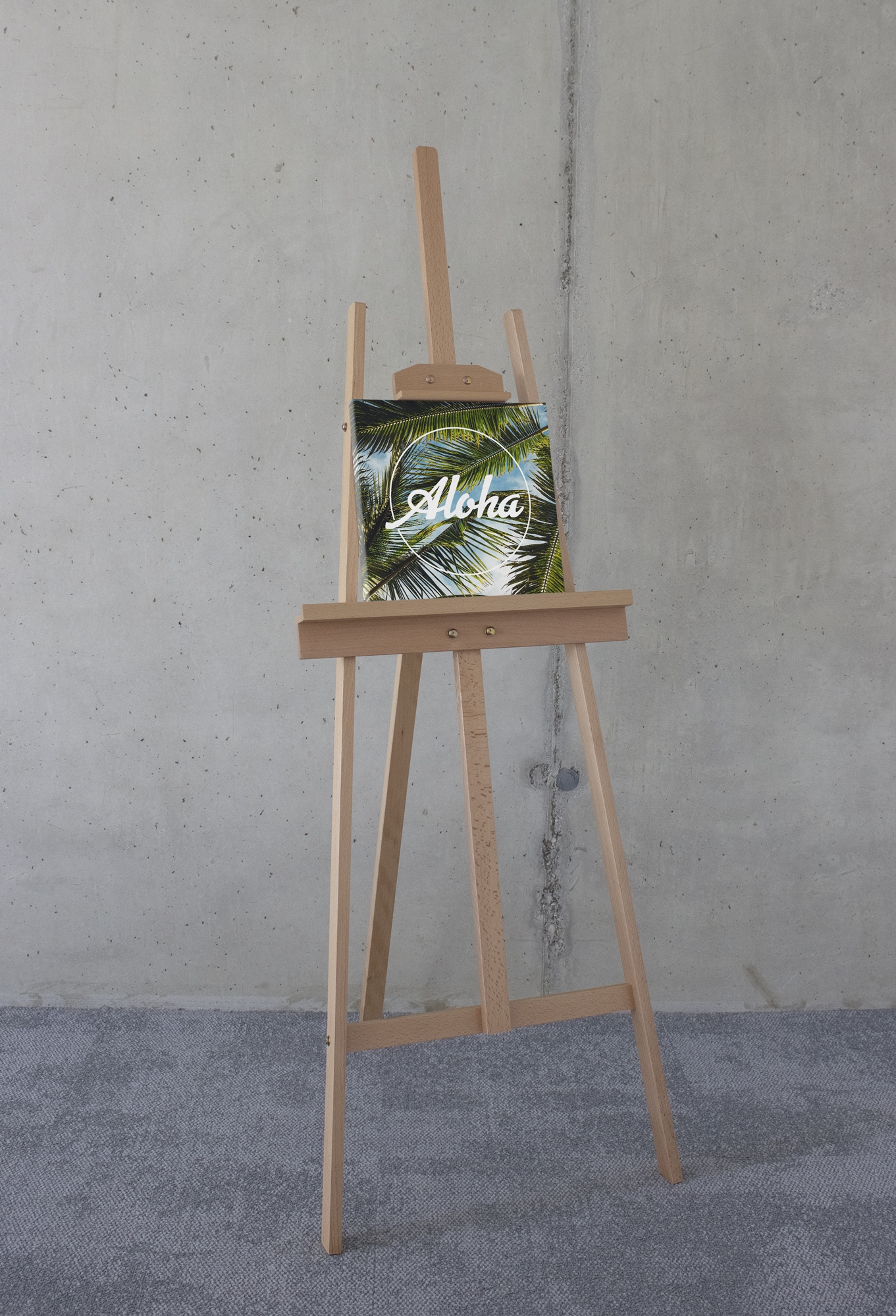 Komar Leinwandbild »Holy Island - Grösse 30 x 30 cm« Natur 1 Stk. tlg. Keilrahmenbild mi Echtholzrahmen