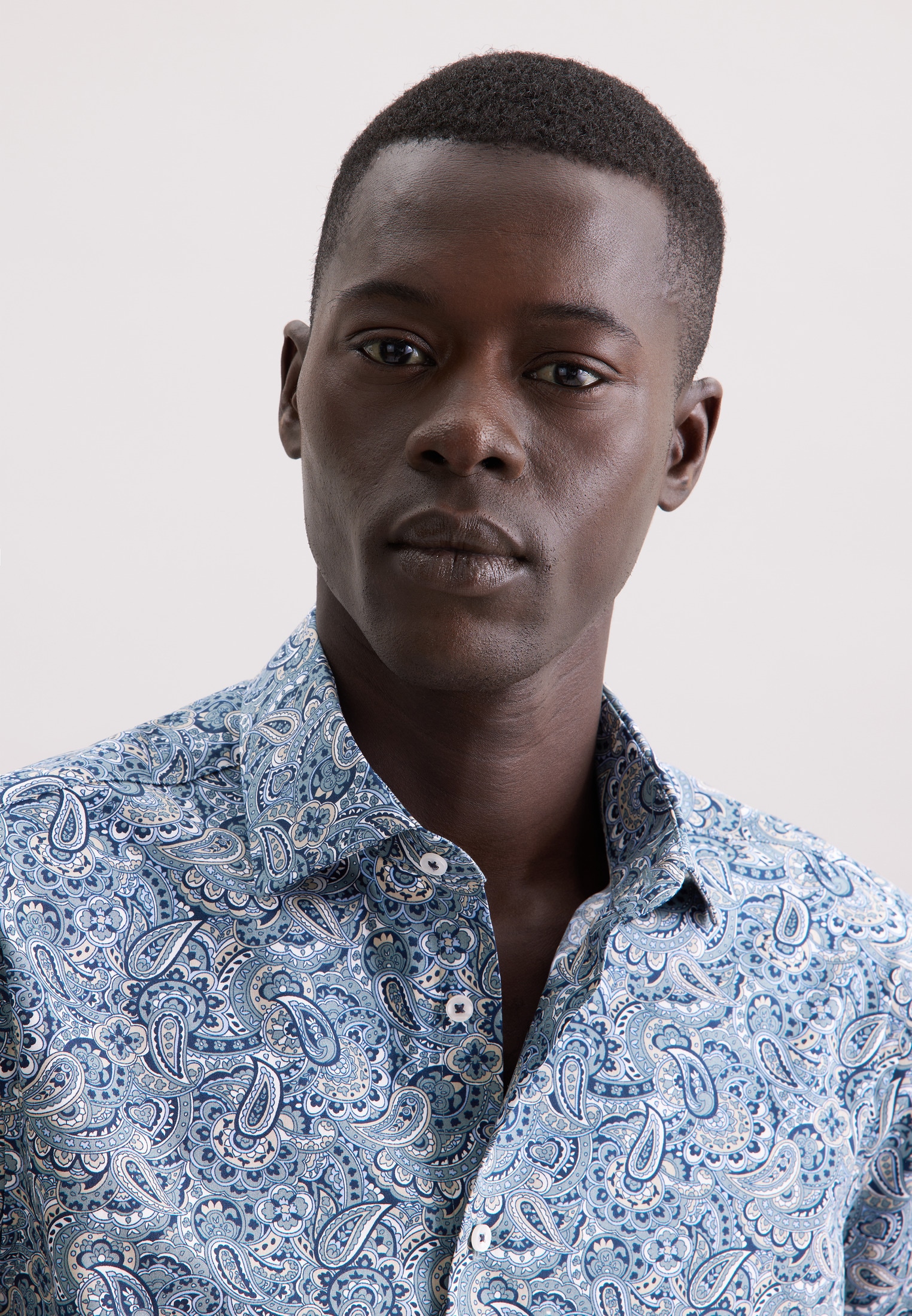 seidensticker Businesshemd »Regular« Regular 1/2 Kentkragen Druck