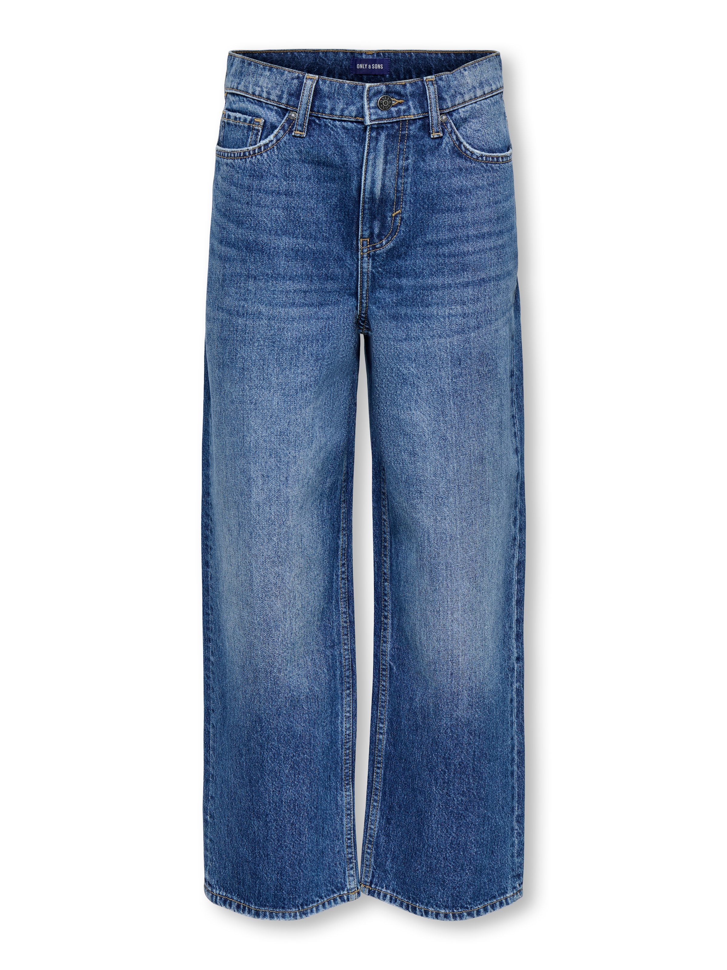 ONLY & SONS junior Weite Jeans »OSJREMI WIDE DB 8782 AZG DNM NOOS« Baumwolle, wide fit