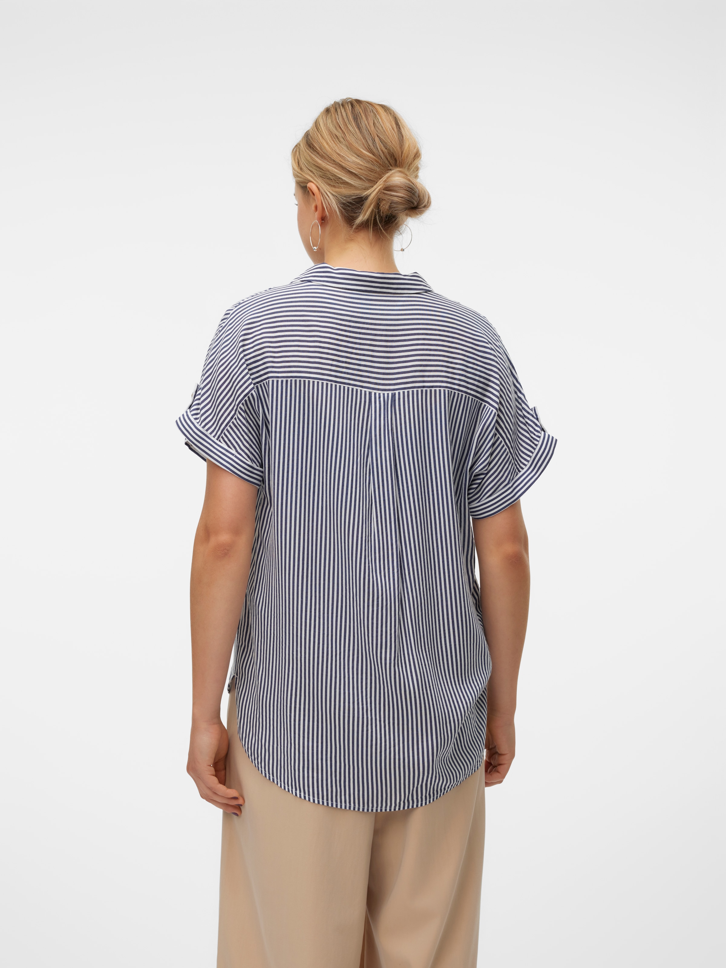 Vero Moda Blouse à manches courtes »VMBUMPY S/S SHIRT WVN GA NOOS« Viskose, regular fit