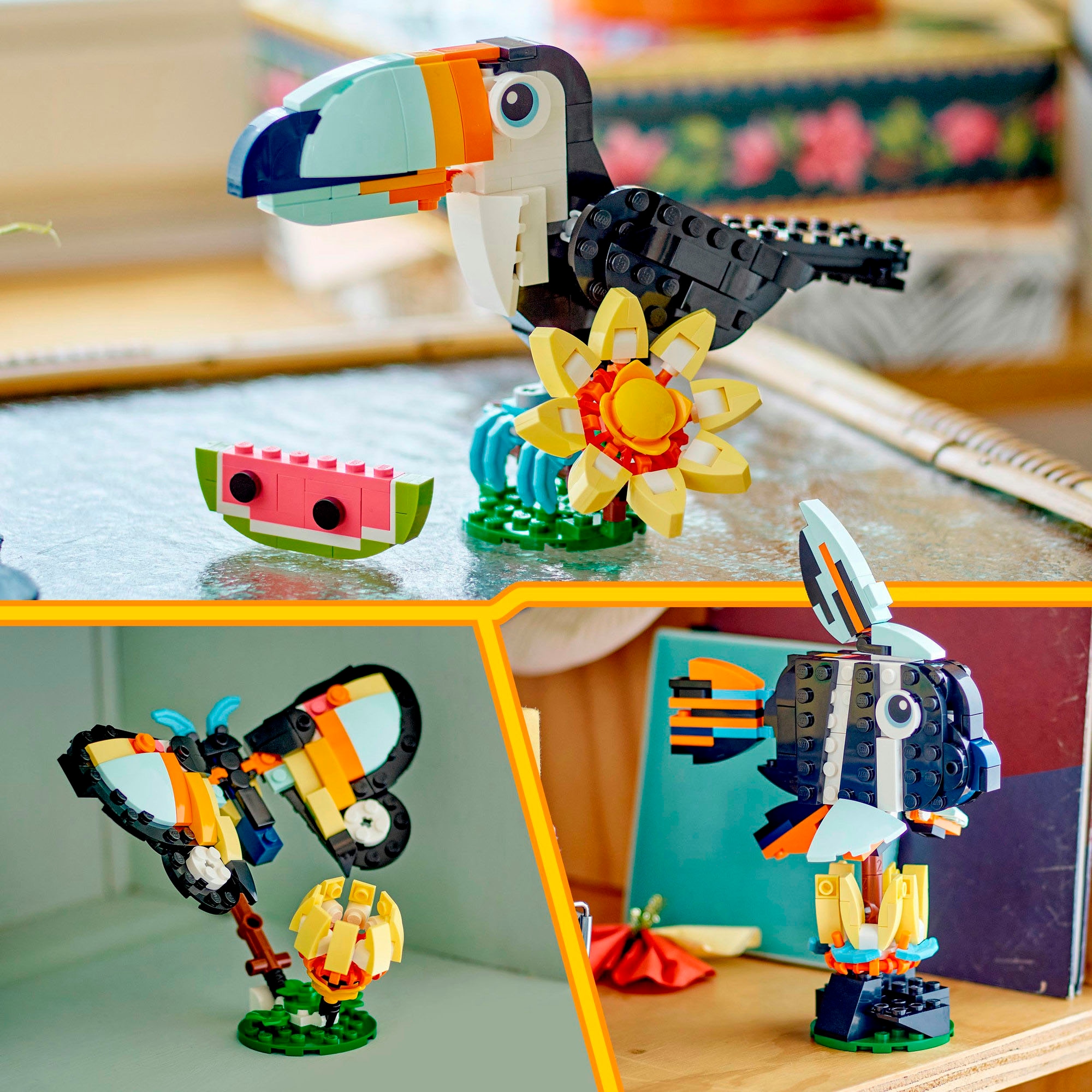 LEGO® Pions de construction »Wilde Tiere: Tropischer Tukan (31173), LEGO LEGO Creator« Made in Europe