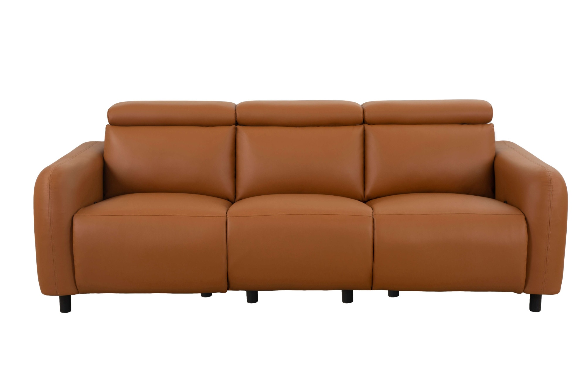 Home affaire 3-places »SKAANE Lederoptik, 229 cm, manuelle-u. elektrische Relaxfunktion« Relax-Funktion in 2 Sitzen, Kopfteilverstellung, Federkernpolsterung