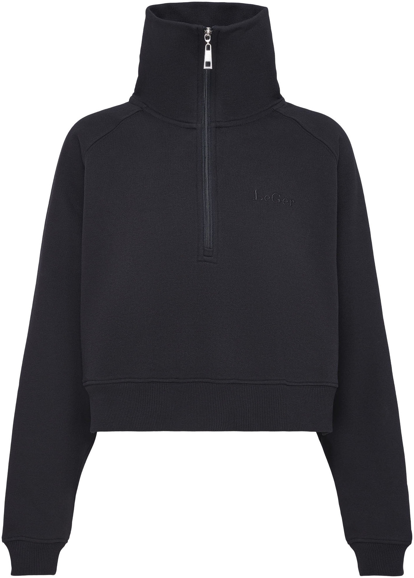 LeGer Sweatshirt »Meret, LeGer by Lena Gercke«, cropped, mit Stehkragen
