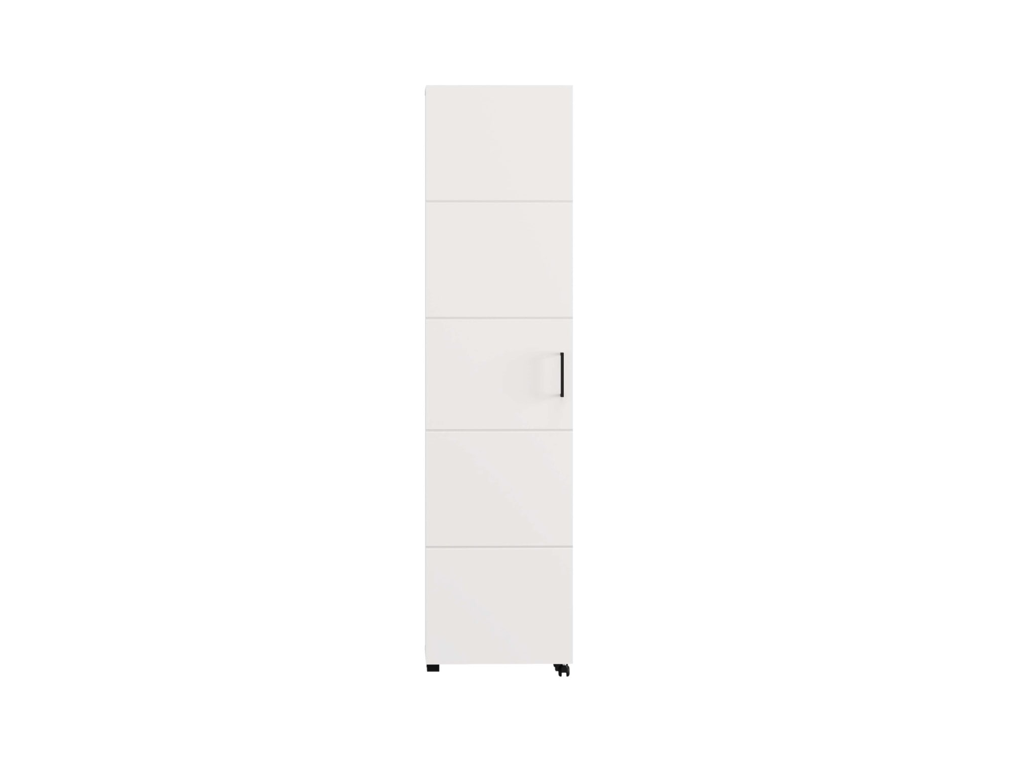 Home affaire Armoire à chaussures »Islay, Drehtür auf Rollen, B/T/H: 45,6/32,4/184,4 cm« Commode à chaussures avec place pour environ 20 paires de chaussures jusqu'à la taille 40