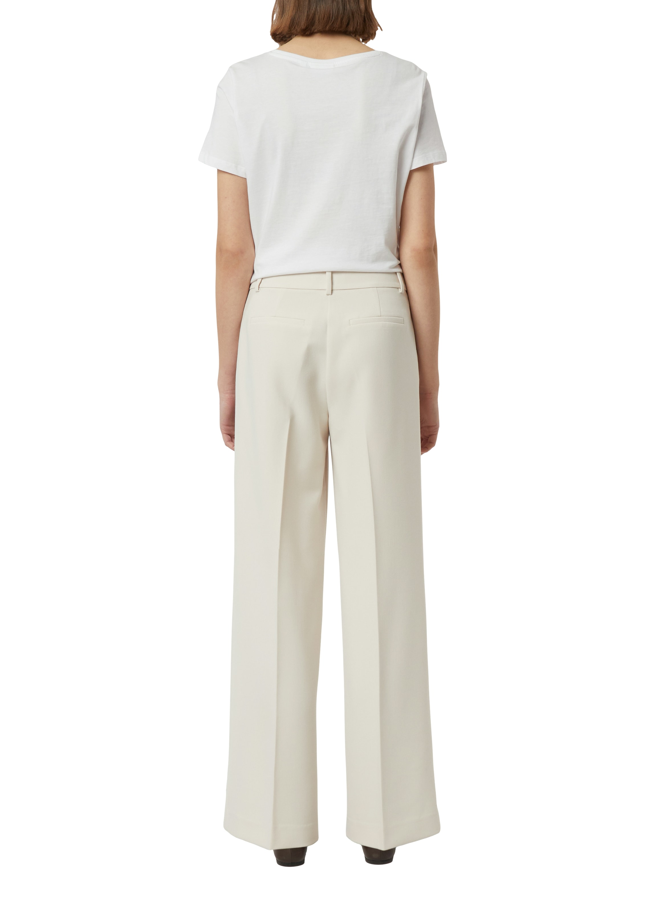 Comma Pantalon en tissu  mit geradem Bein und Bundfalten