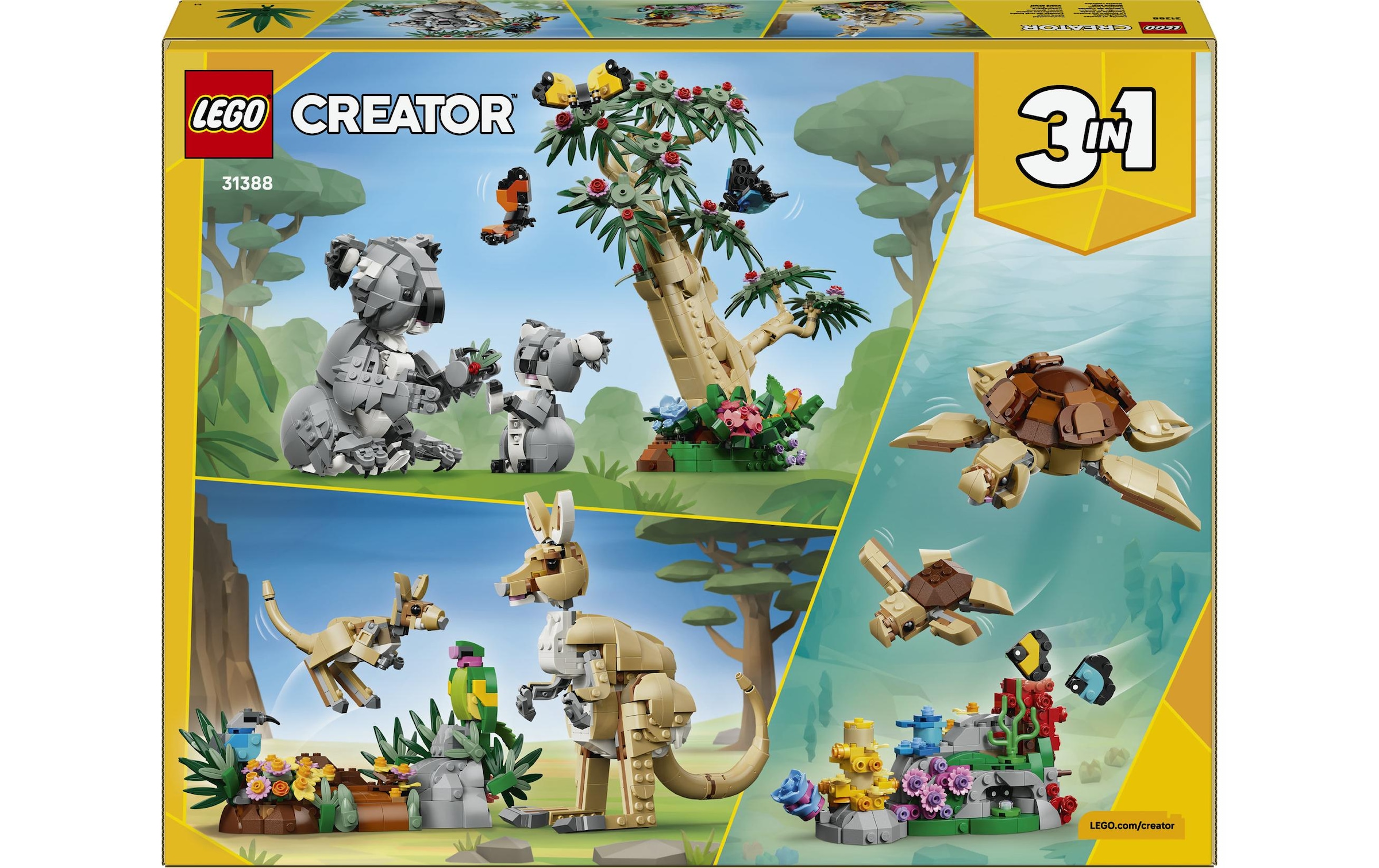 LEGO® Pions de construction »Creator Wilde Tiere: Koala-Familie 31388 3-in-1«