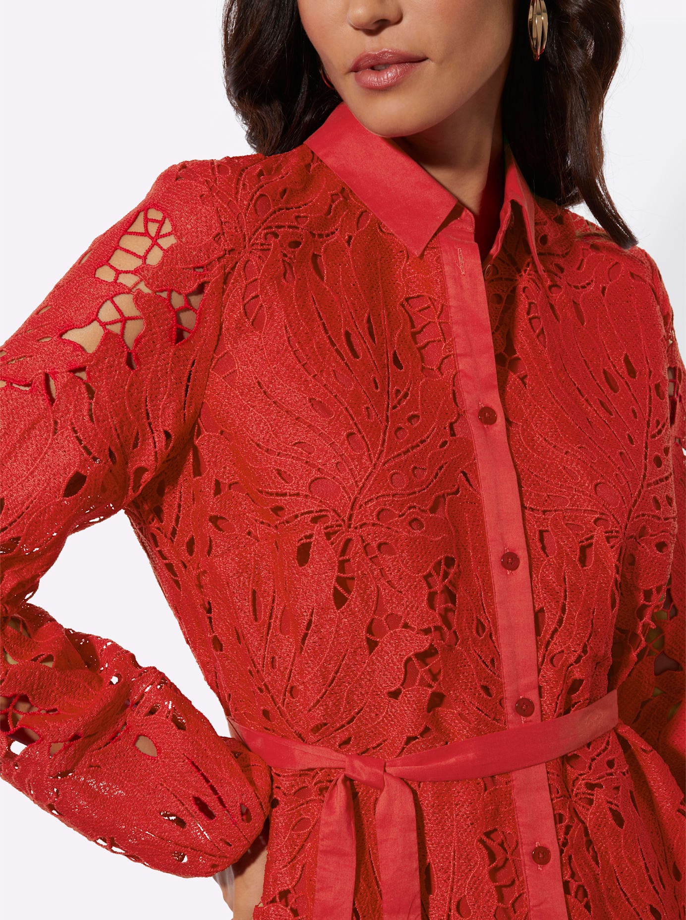 creation L Blouse en dentelle