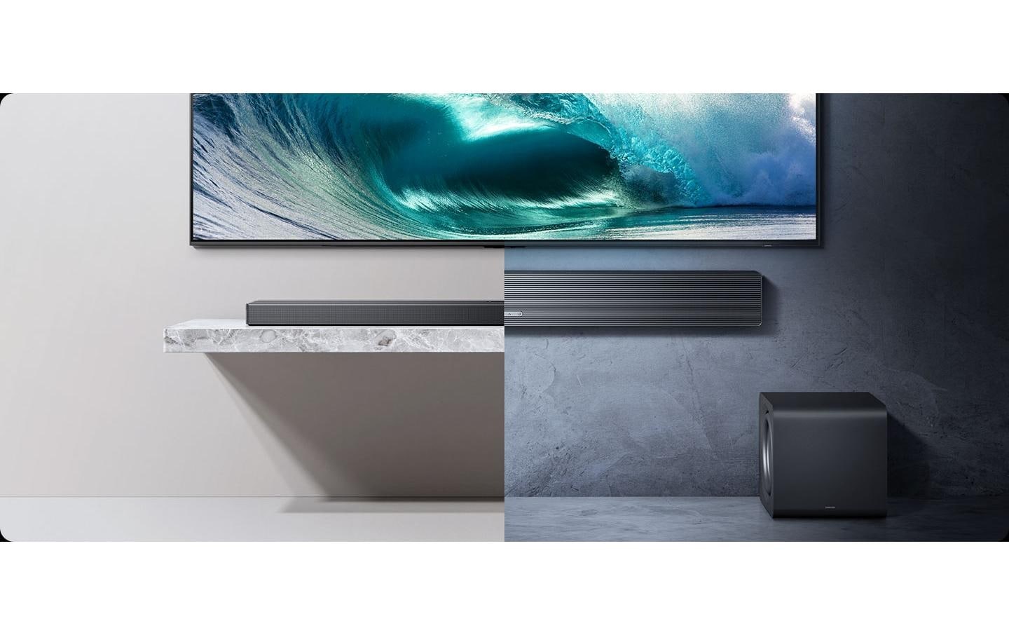 Samsung Soundbar »HW-QS700F« 3.1.2 ( ) Verbindungsart: Bluetooth, HDMI, Toslink, WLAN (Wi-Fi)
