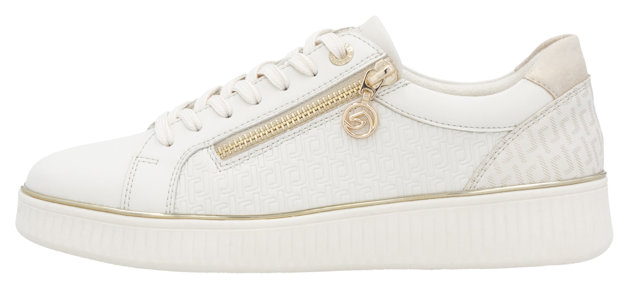 Remonte Baskets à plateforme  , Freizeitschuh, Halbschuh, Schnürerschuh, seitlicher Reissverschluss