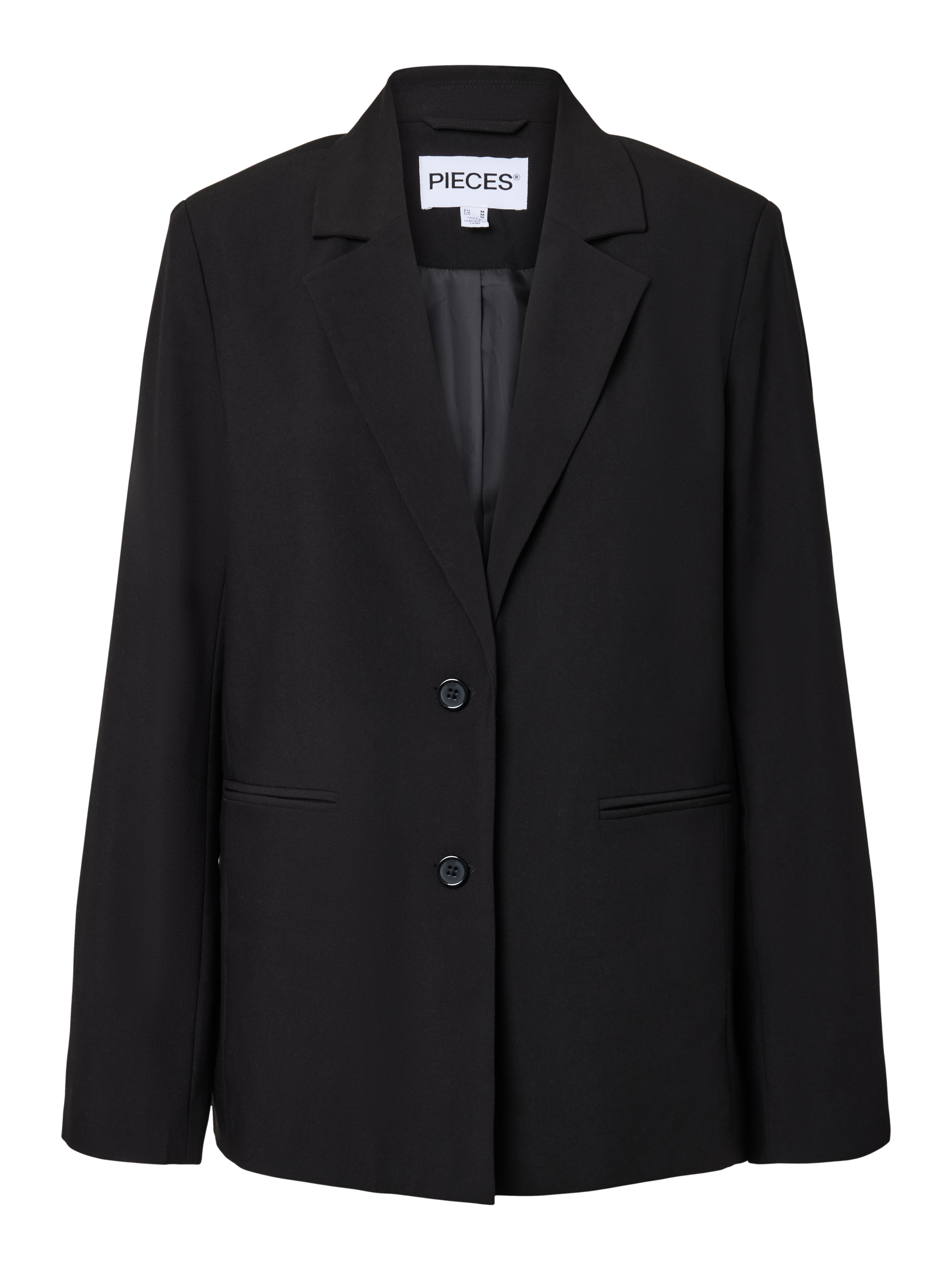 pieces Blazer long »PCBOSELLA LS LOOSE BLAZER NOOS BC« mélange de matériaux