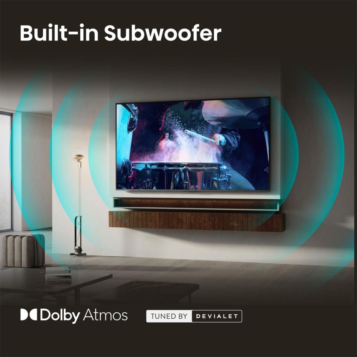 Hisense QLED-Fernseher »55U7DSE« 139 cm/55 ″ Smart-TV