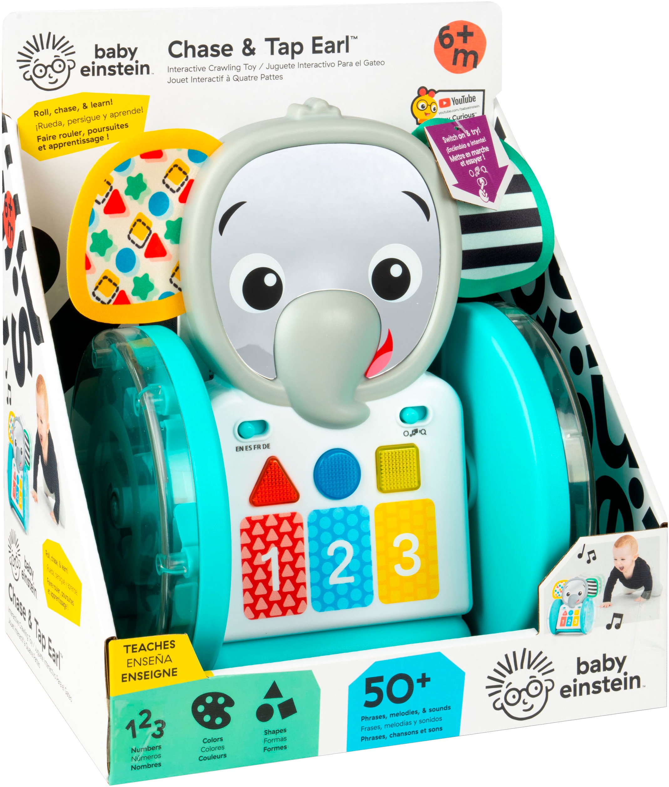 Baby Einstein Lernspielzeug »Chase & Tap Earl  Interactive Crawling Toy«
