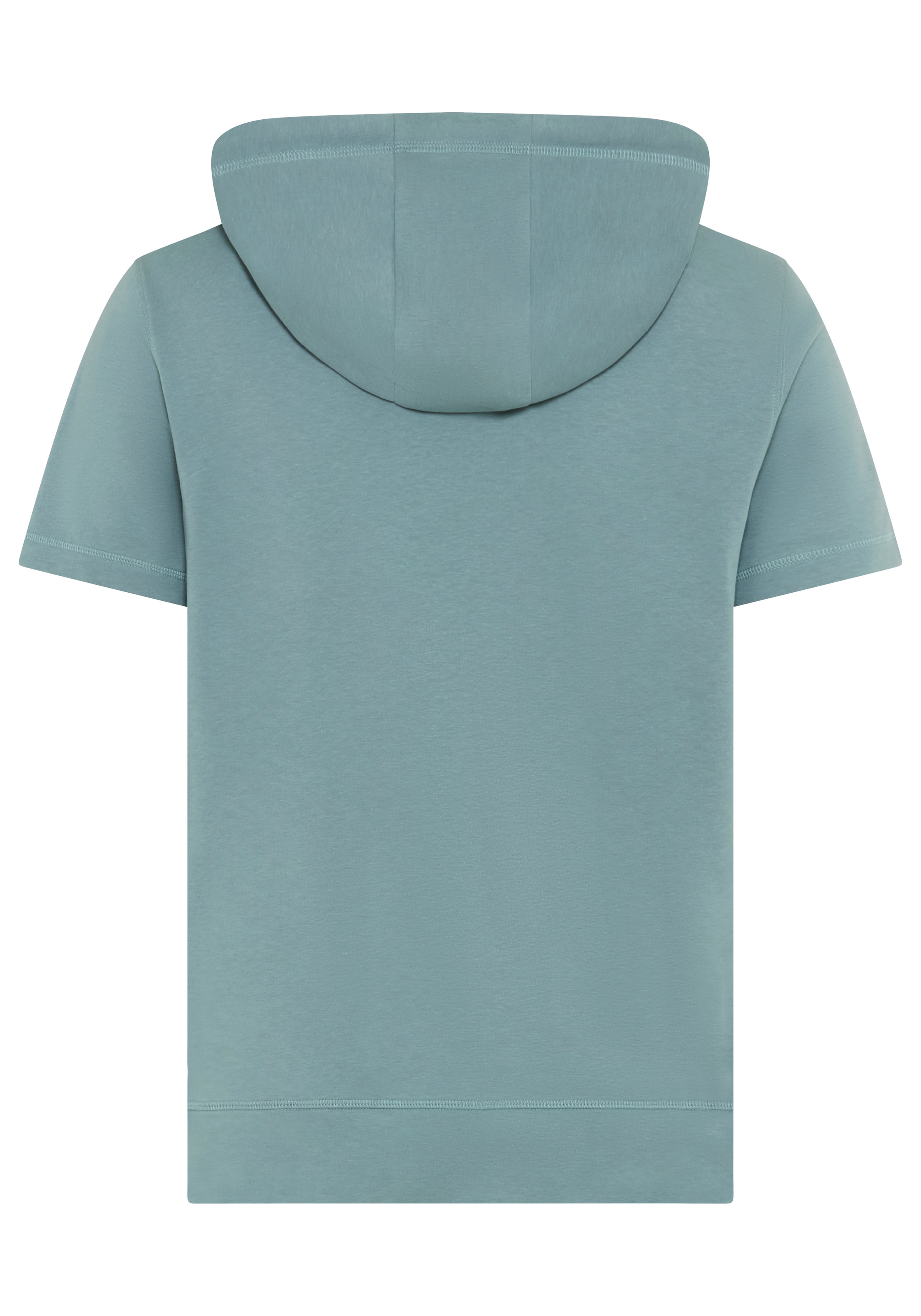 KangaROOS T-shirt à capuche mit Kapuze und angesetztem Bündchen, Halbarm-Design