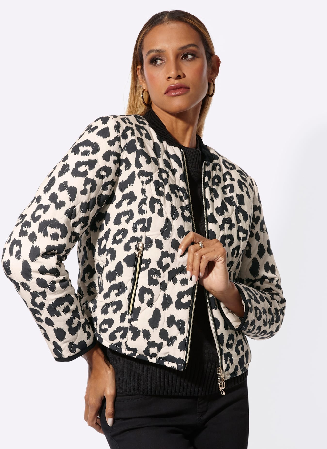 creation L Veste longue ohne Kapuze