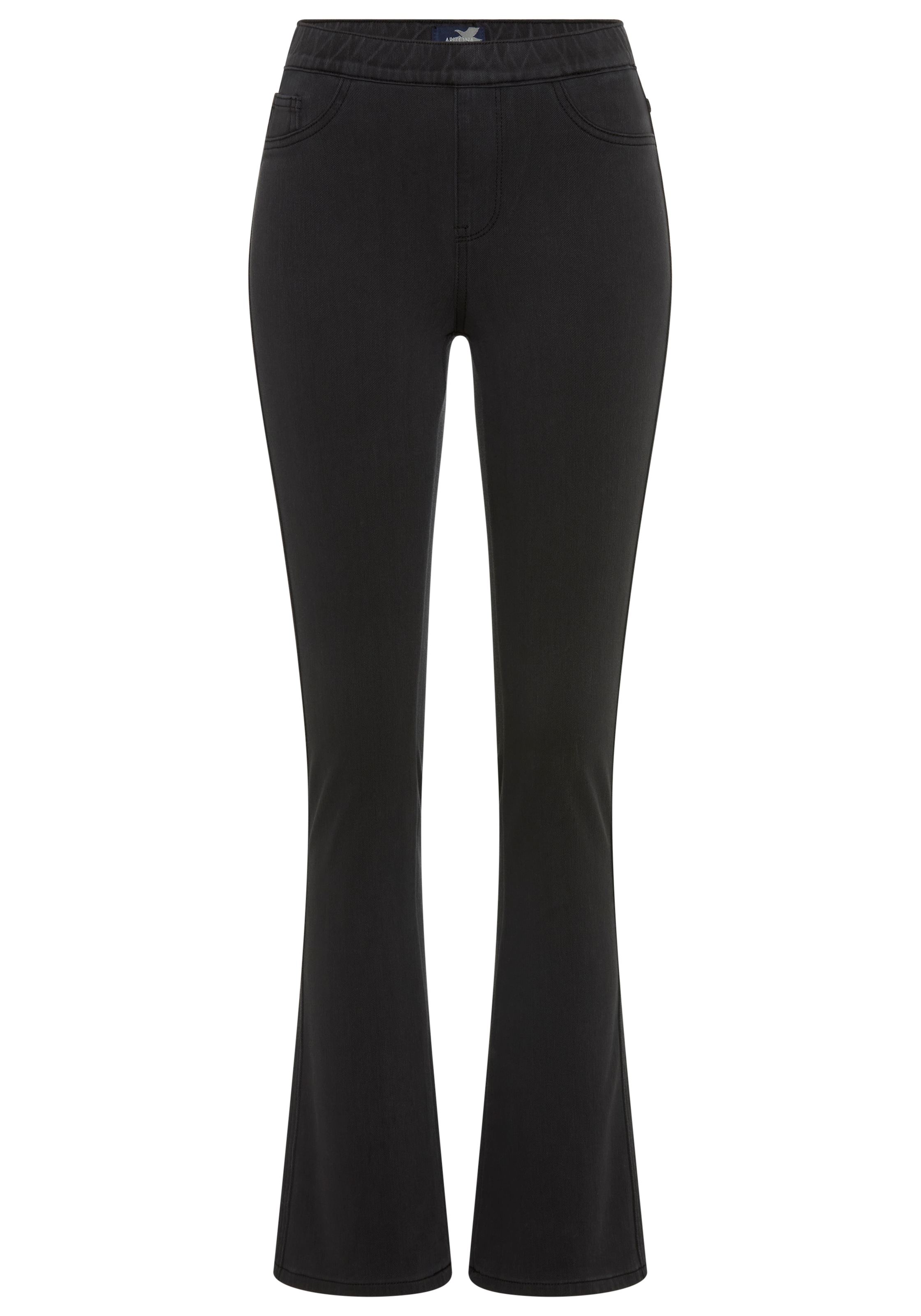 Arizona Jeggings en jeans »im 4 Way Stretch, Quer- und Längselastisch, Bootcut« coupe très slim, forme bootcut, hauteur normale de taille
