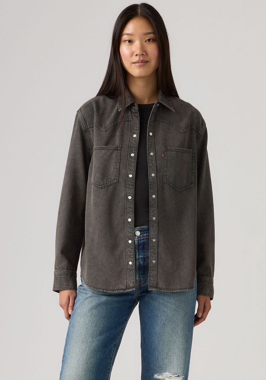 Levi's® Jeansbluse »TEODORA WESTERN SHIRT« mit Druckknöpfen