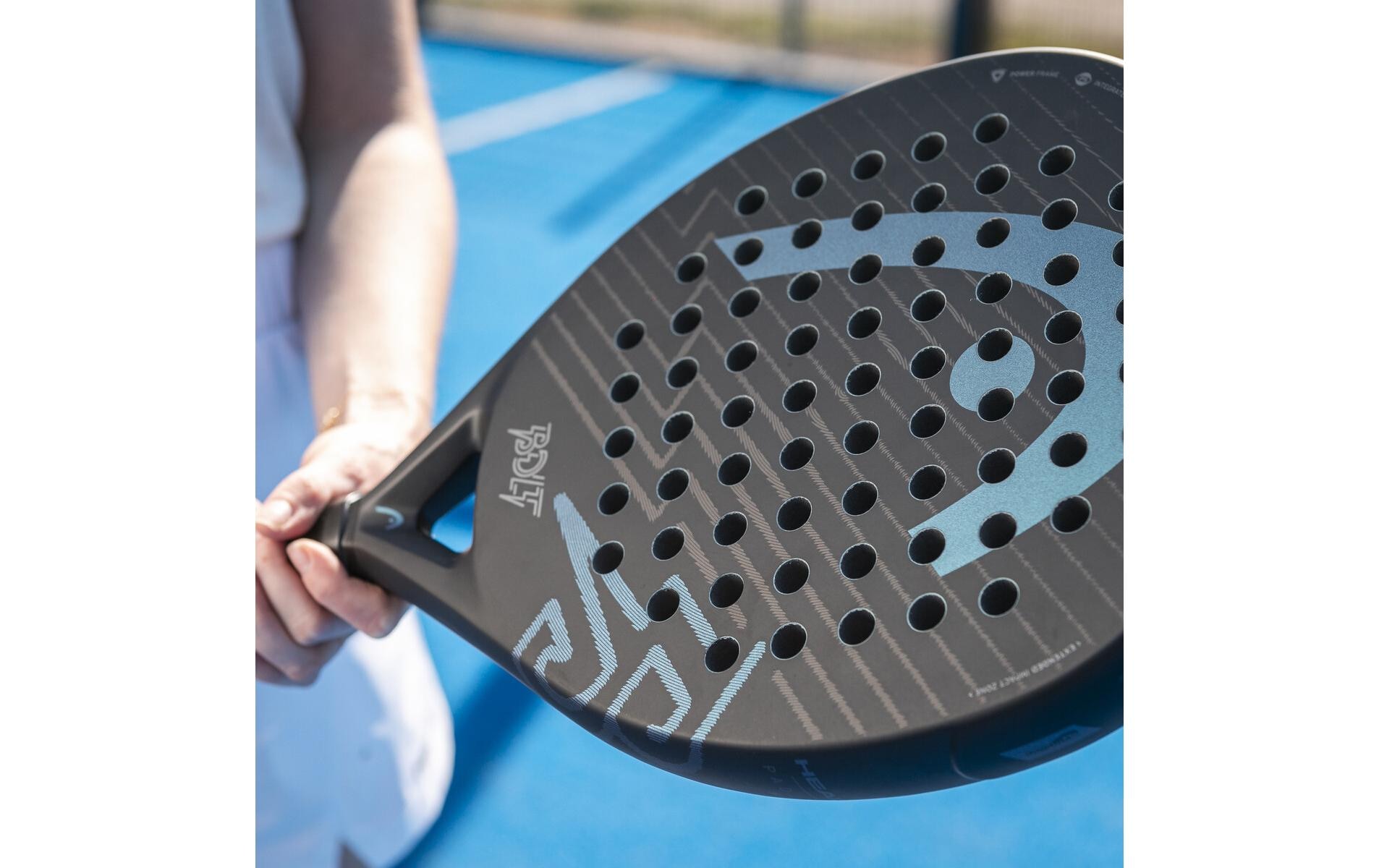 Head Raquette de tennis »Bolt Padel Schläger« raquette de padel polyvalente avec grande tolérance aux erreurs