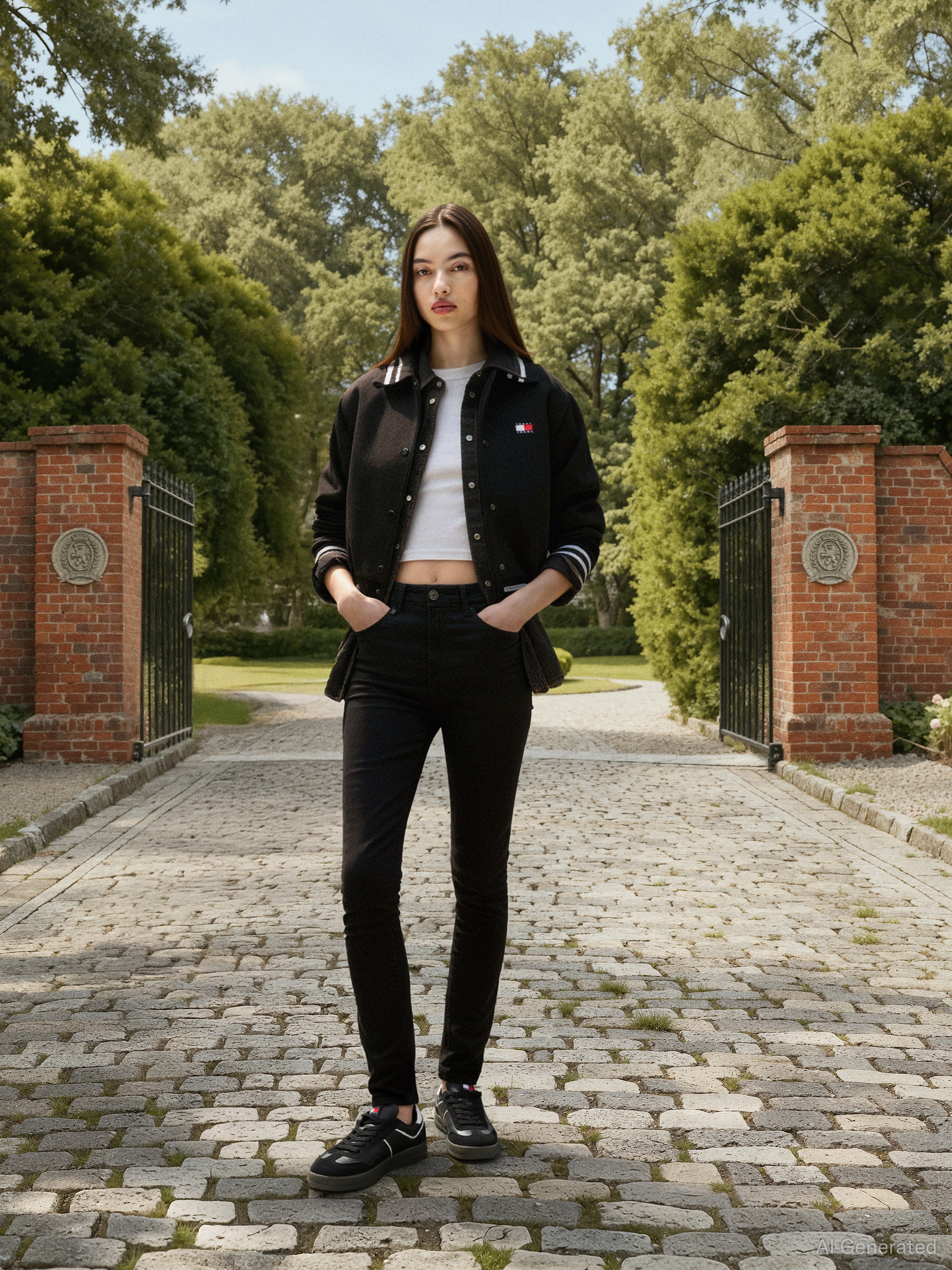 Tommy Jeans Skinny-fit-Jeans »Nora Mid Rise Skinny Fit« Röhrenjeans aus Baumwollstretch mit mittlerer Leibhöhe