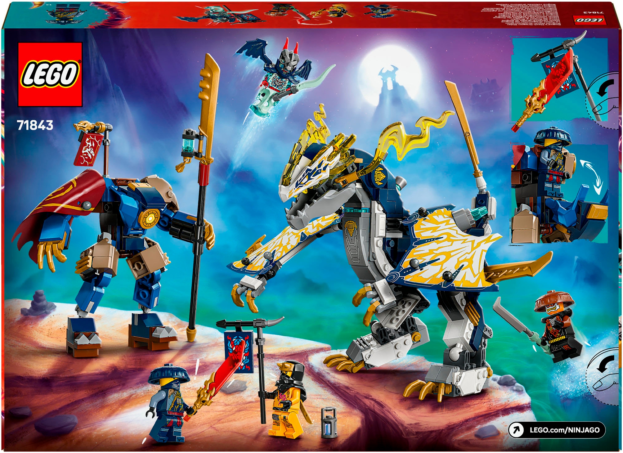 LEGO® Pions de construction »Rogues Mech-Drachenreiter (71843), LEGO Ninjago« Made in Europe