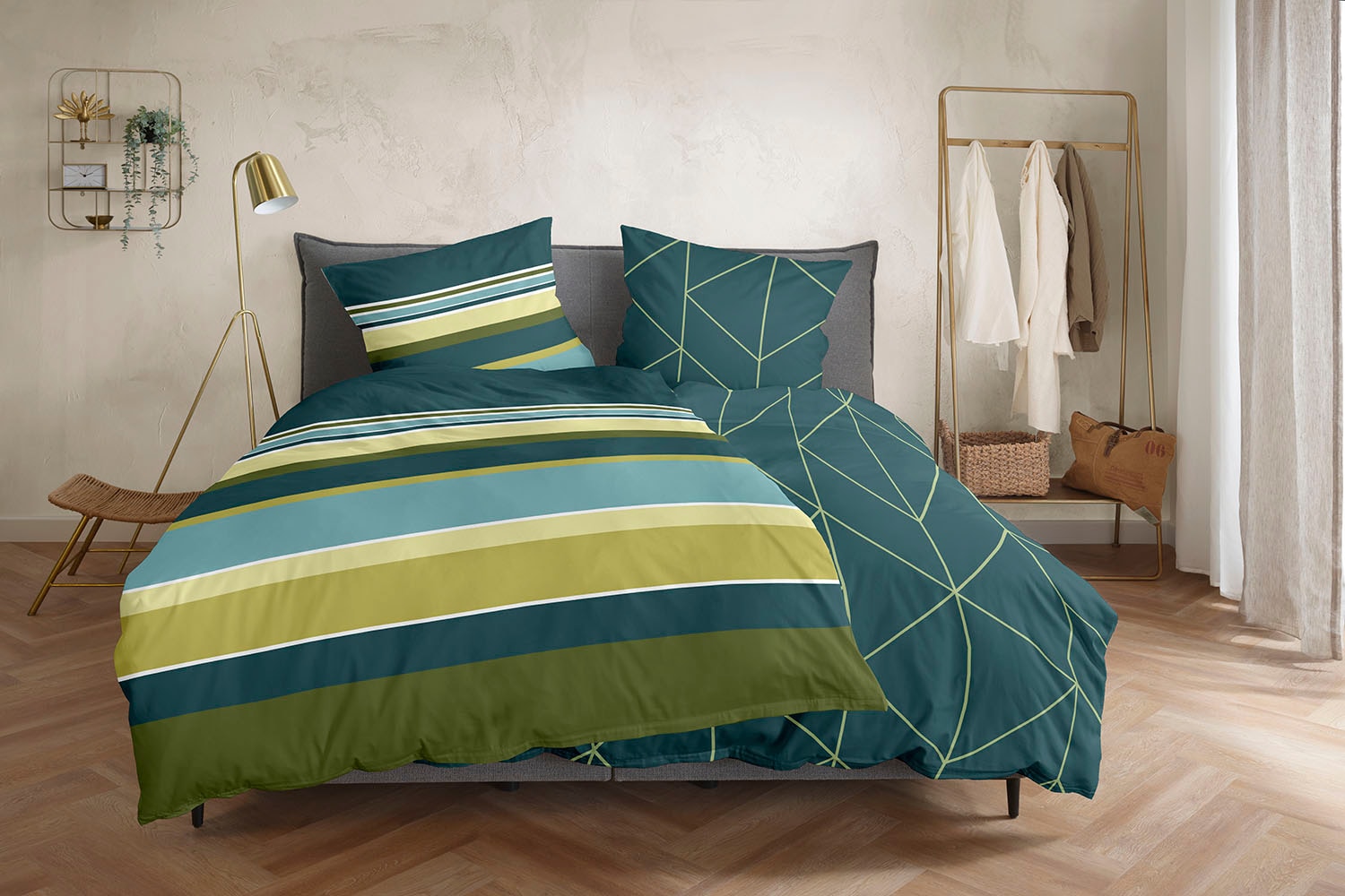 Primera Linge de lit »Satin-Bettwäsche Golden« 2