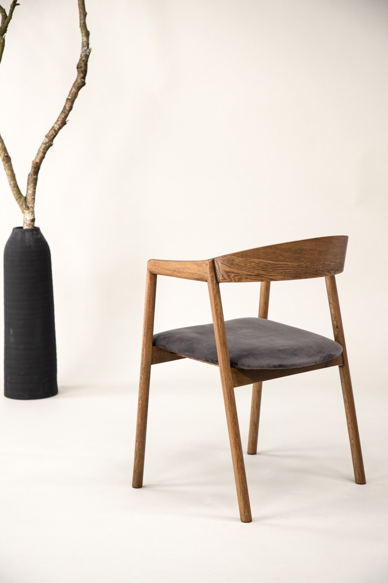 Venture Home Chaise de salle à manger »Långön, 2er-Set Esszimmerstühle aus Massivholz mit Armlehnen, 150 kg« () chaise en bois, frêne, siège rembourré, robuste, style scandinave