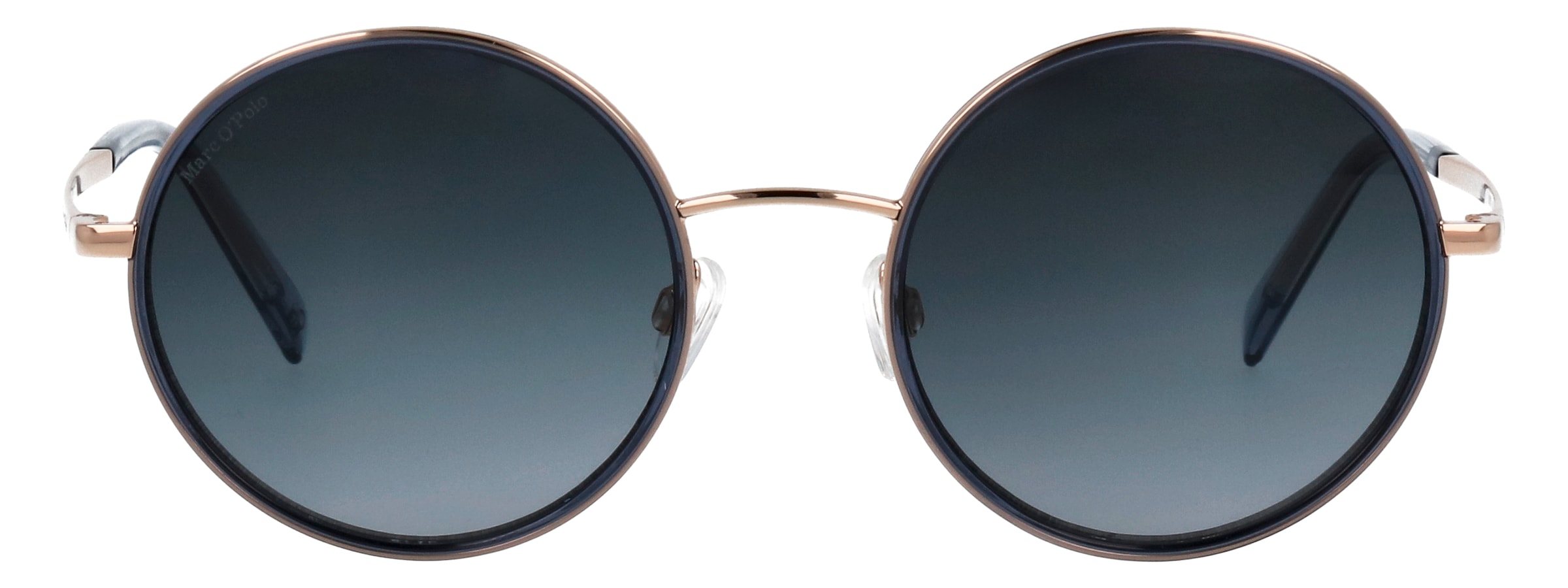 Marc O'Polo Sonnenbrille »Modell 508001« Form Rund, Logoschriftzug auf Bügel, Kombifassung