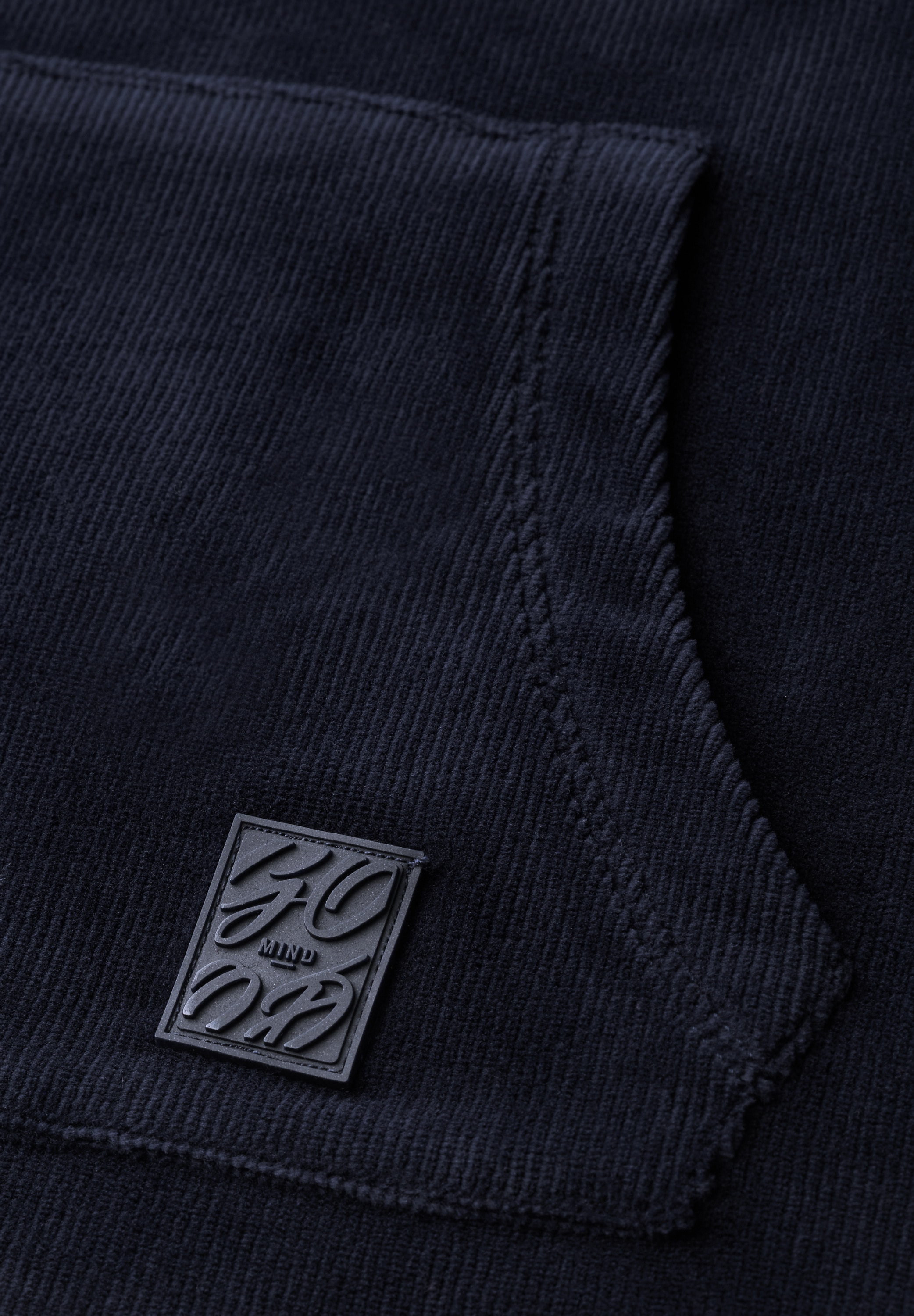 Cecil Kapuzensweatshirt , Cord-Qualität, mit Elasthan, Kängurutasche

