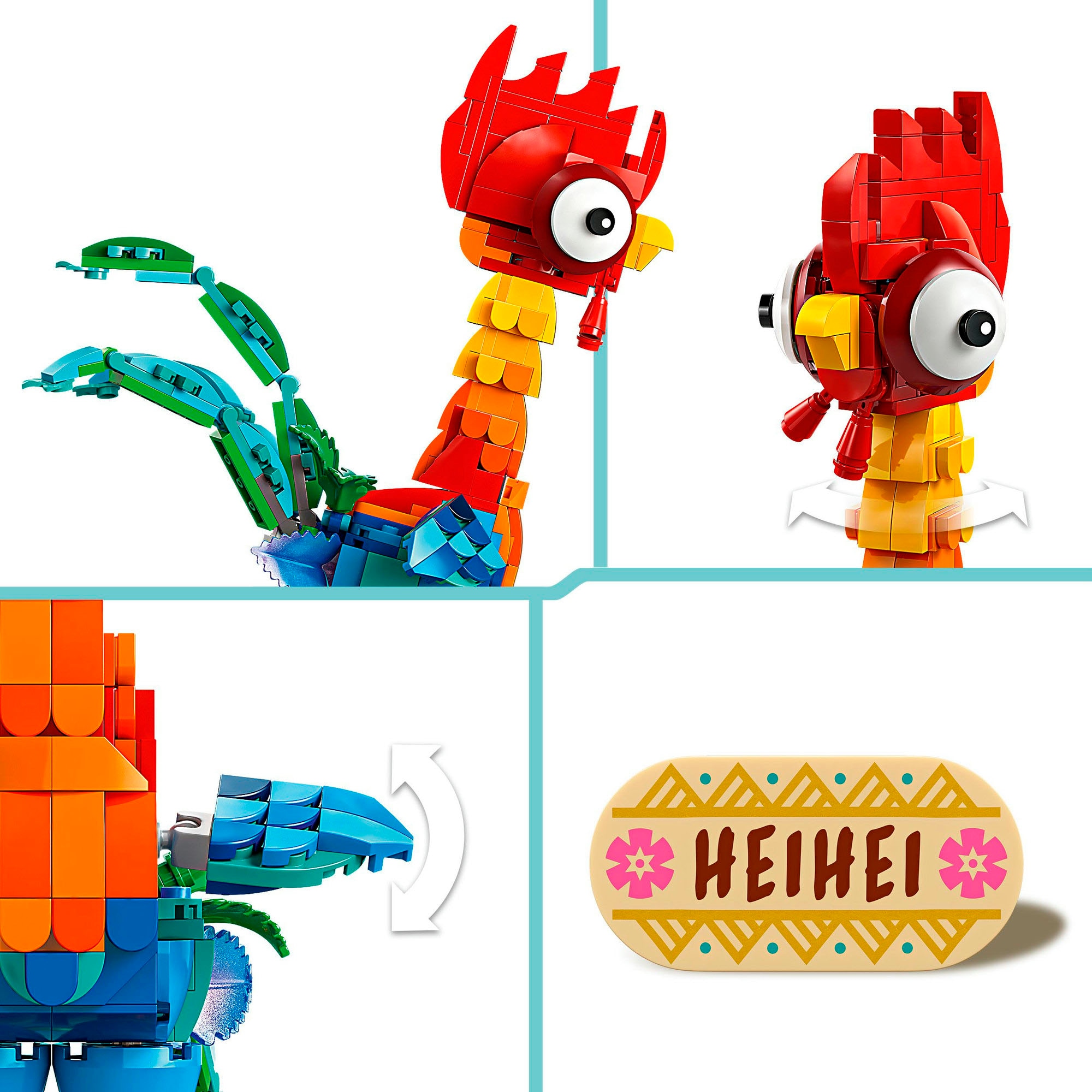 LEGO® Pions de construction »Heihei (43272), LEGO® Disney Princess« Made in Europe