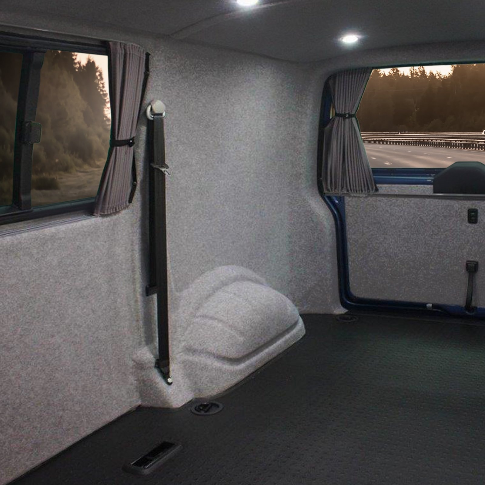 GOODproduct Moquette »Innenraumverkleidung Superflex, für Wohnmobil, Caravan, Boot & Auto« Rectangulaire 4 mm Höhe feutre aiguilleté, chiné, différentes couleurs & tailles, extensible