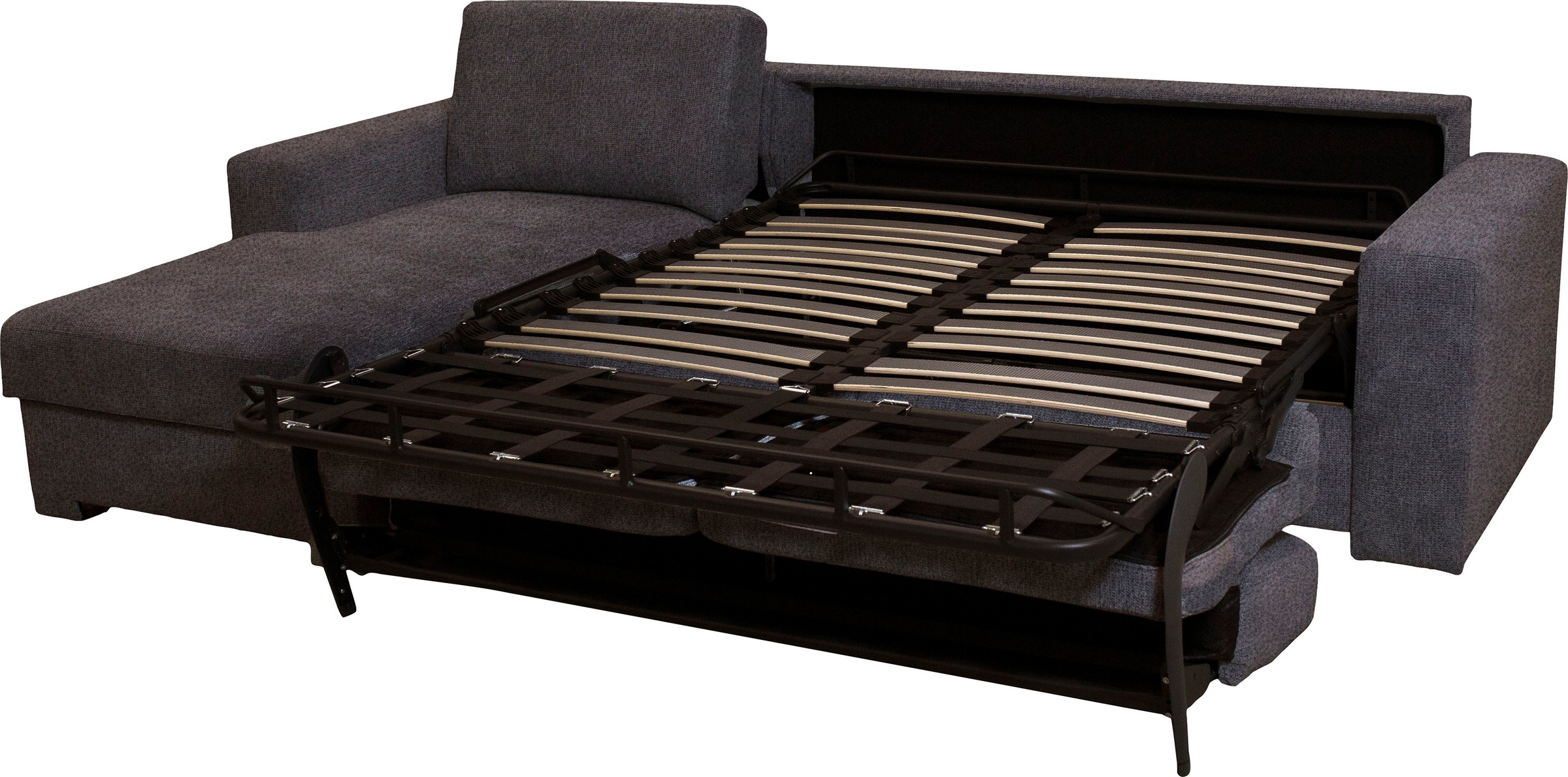 Home affaire Ecksofa »Roma "M"  Matratzenhöhe 14 cm, Dauerschlaffunktion, mit Unterfederung,« Liegemasse ca 143x198 cm, L-Form