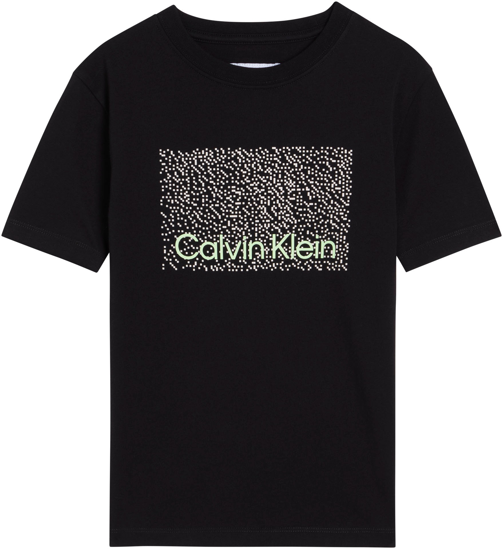 Calvin Klein Jeans T-shirt »PERFORATION T-SHIRT« Regular fit pour enfants avec imprimé de marque