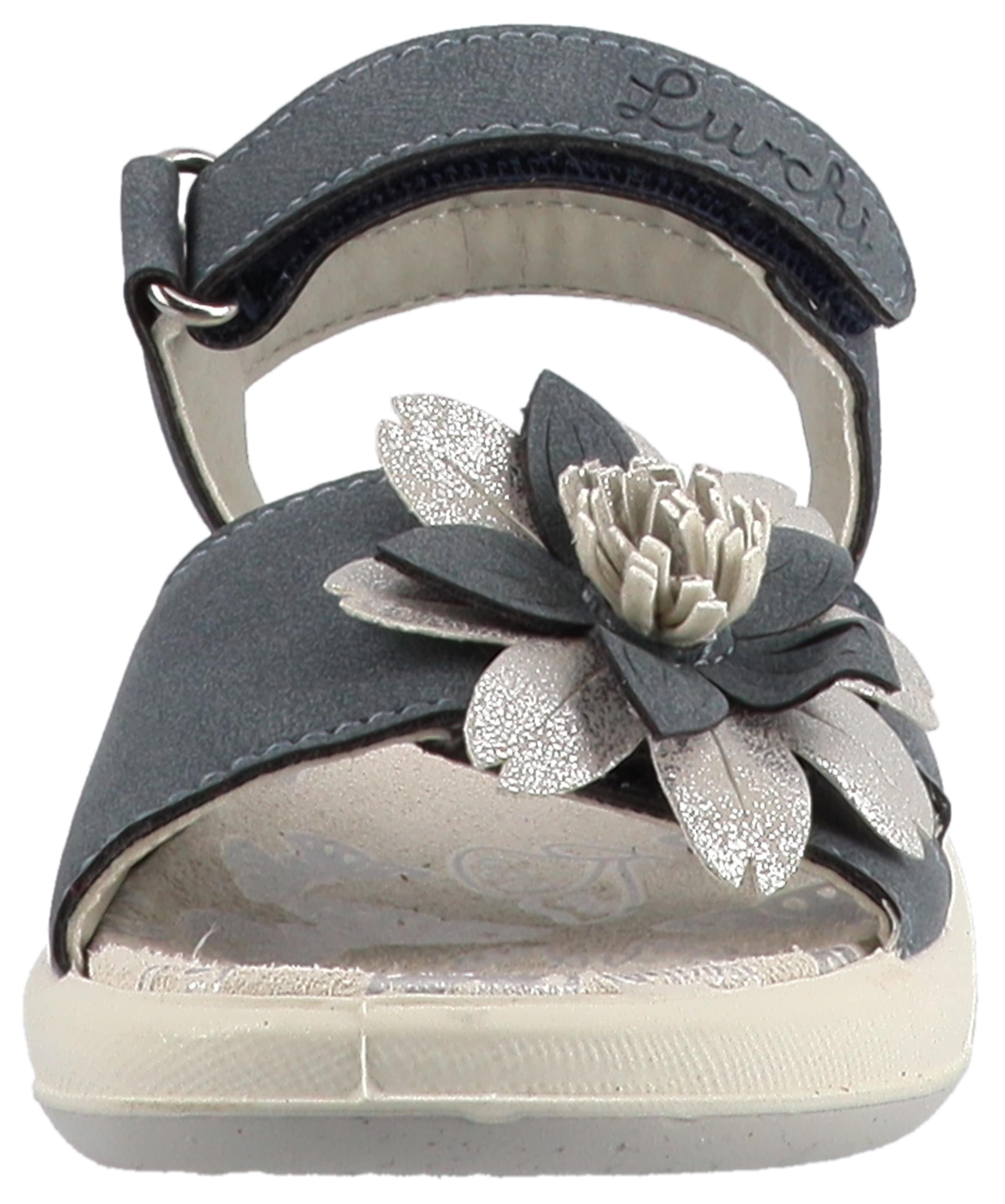 Lurchi Sandale »Flora«  sandalette avec décoration florale, gabarit de taille à télécharger