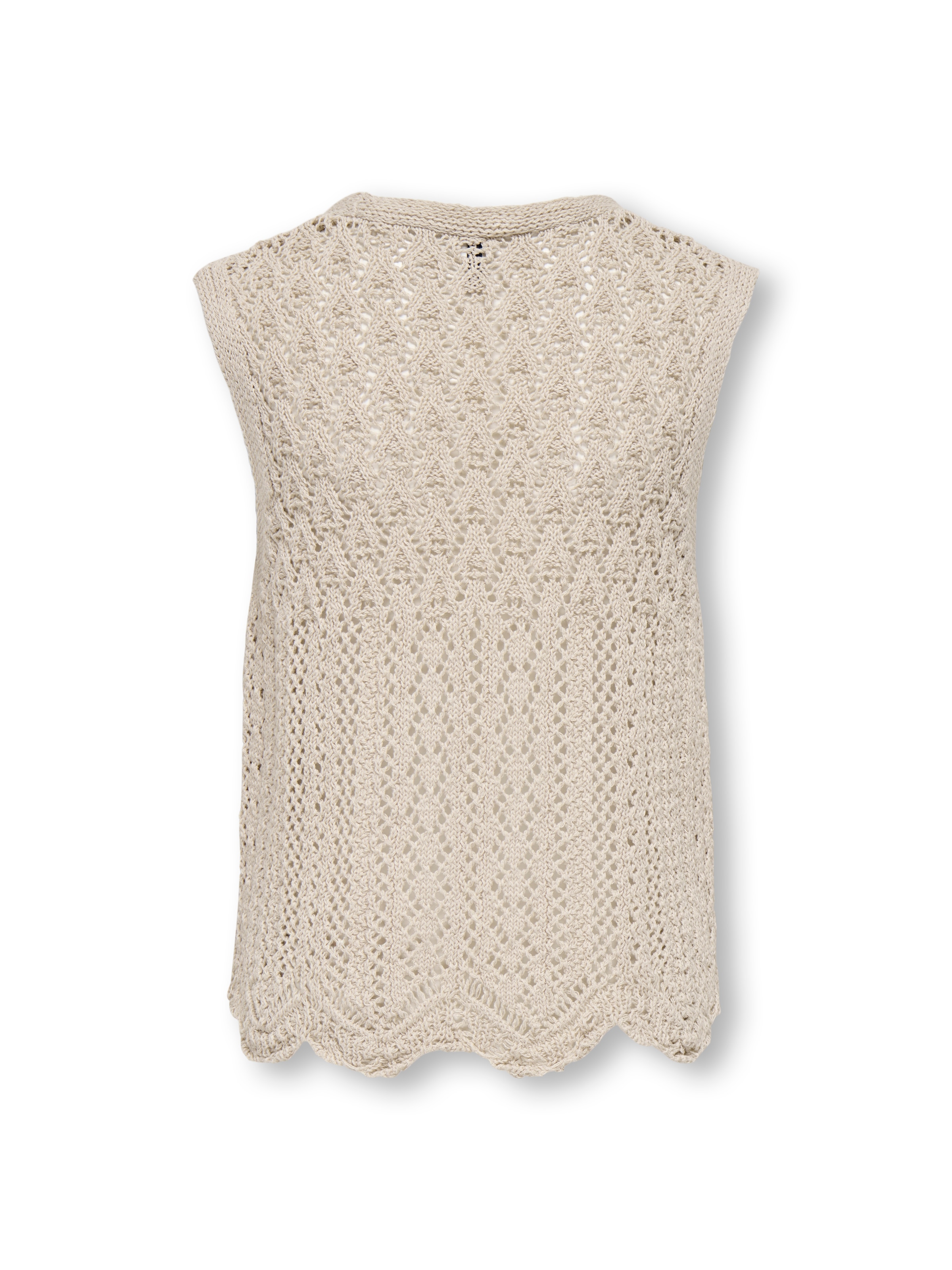 KIDS ONLY Veste en tricot ajouré »KOGNOLA LIFE SL TOP KNT« sans manches, motif ajouré