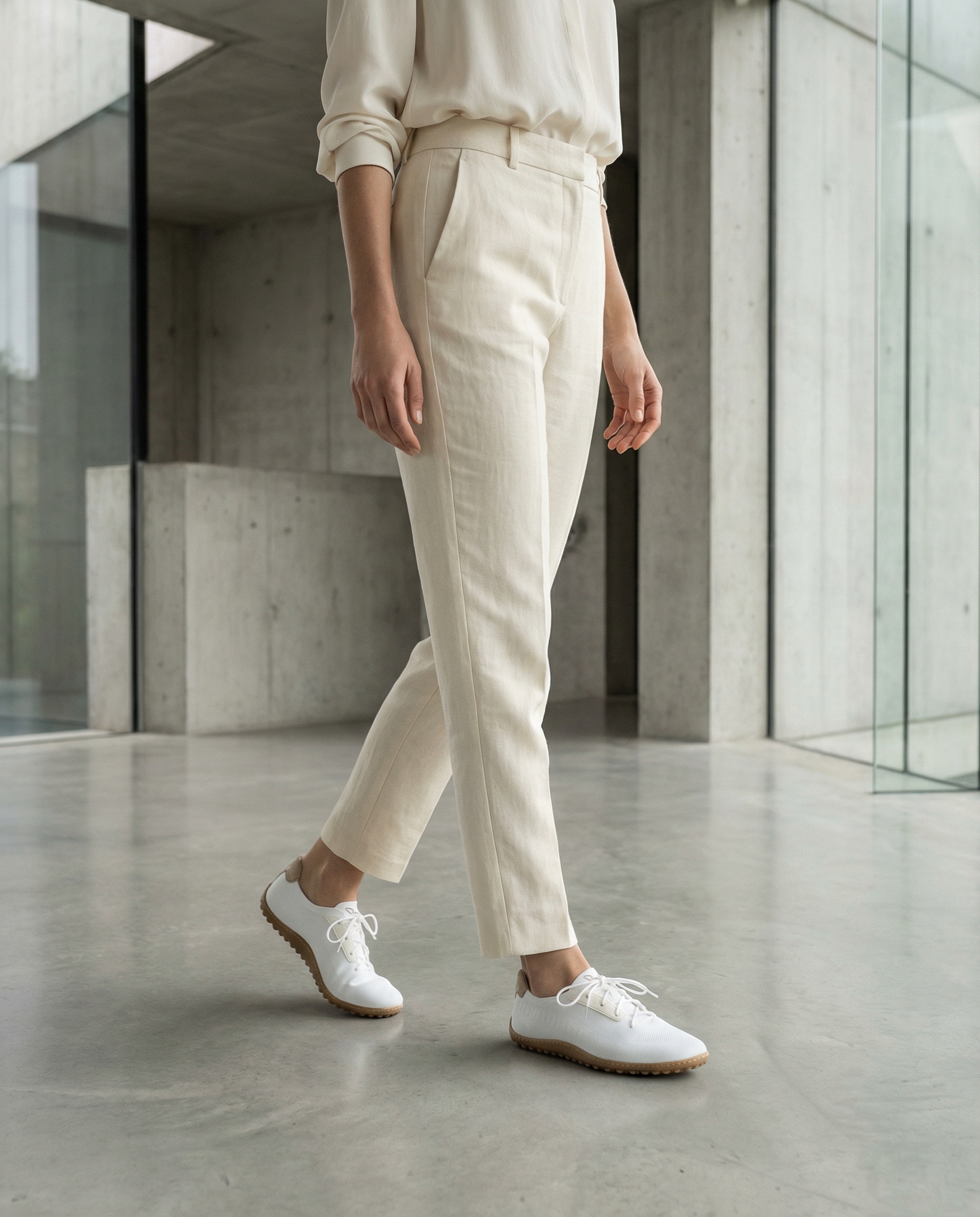 Leguano Chaussures pieds nus »ADVICE«  Chaussure à lacets, chaussure de loisirs, avec semelle hybride innovation mondiale, pour elle & lui