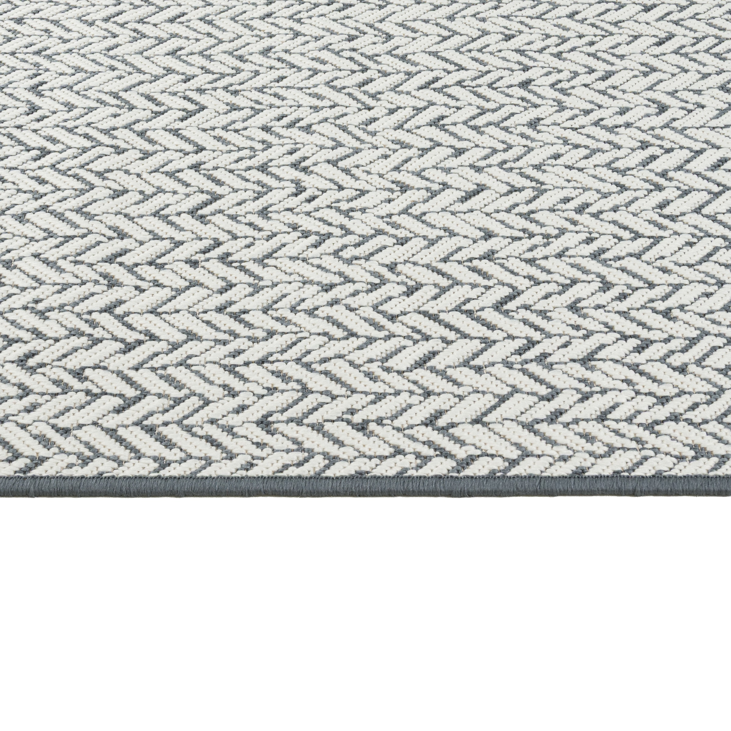 GOODproduct Teppich »Matts Wende-Teppich in Strick-Optik auch für Balkon und Terrasse« rechteckig 5 mm Höhe In- und Outdoor geeignet, Wetterfest & UV-beständig,