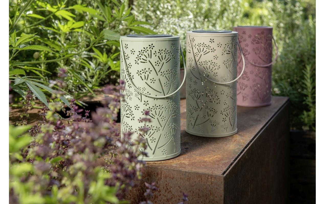 STT LED Laterne »Solar Flowery Lantern« Warmweiss Dekolicht zum Aufstellen oder Aufhängen