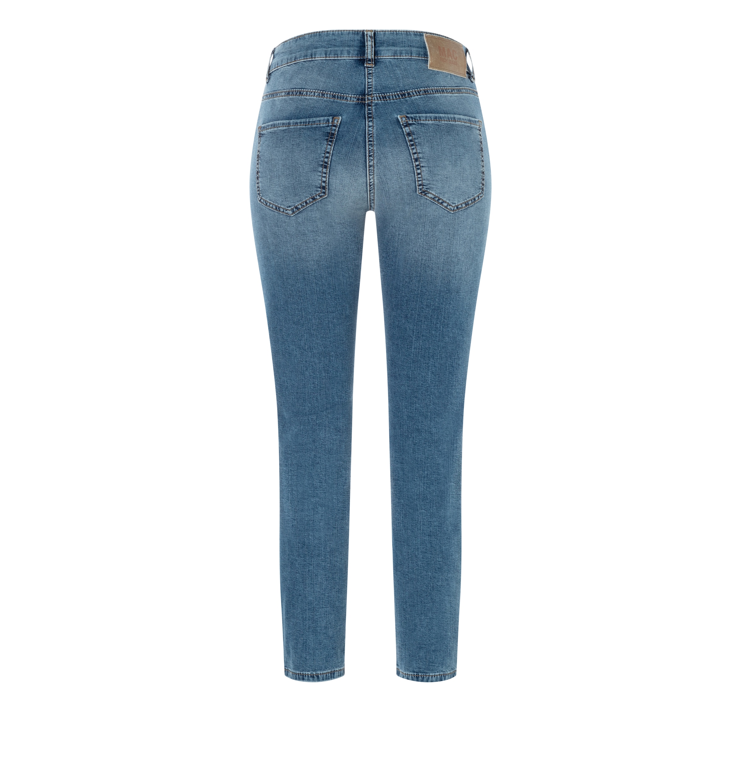 MAC Jeans slim »RICH SLIM 7/8 flower«, mit Schmucksteinen