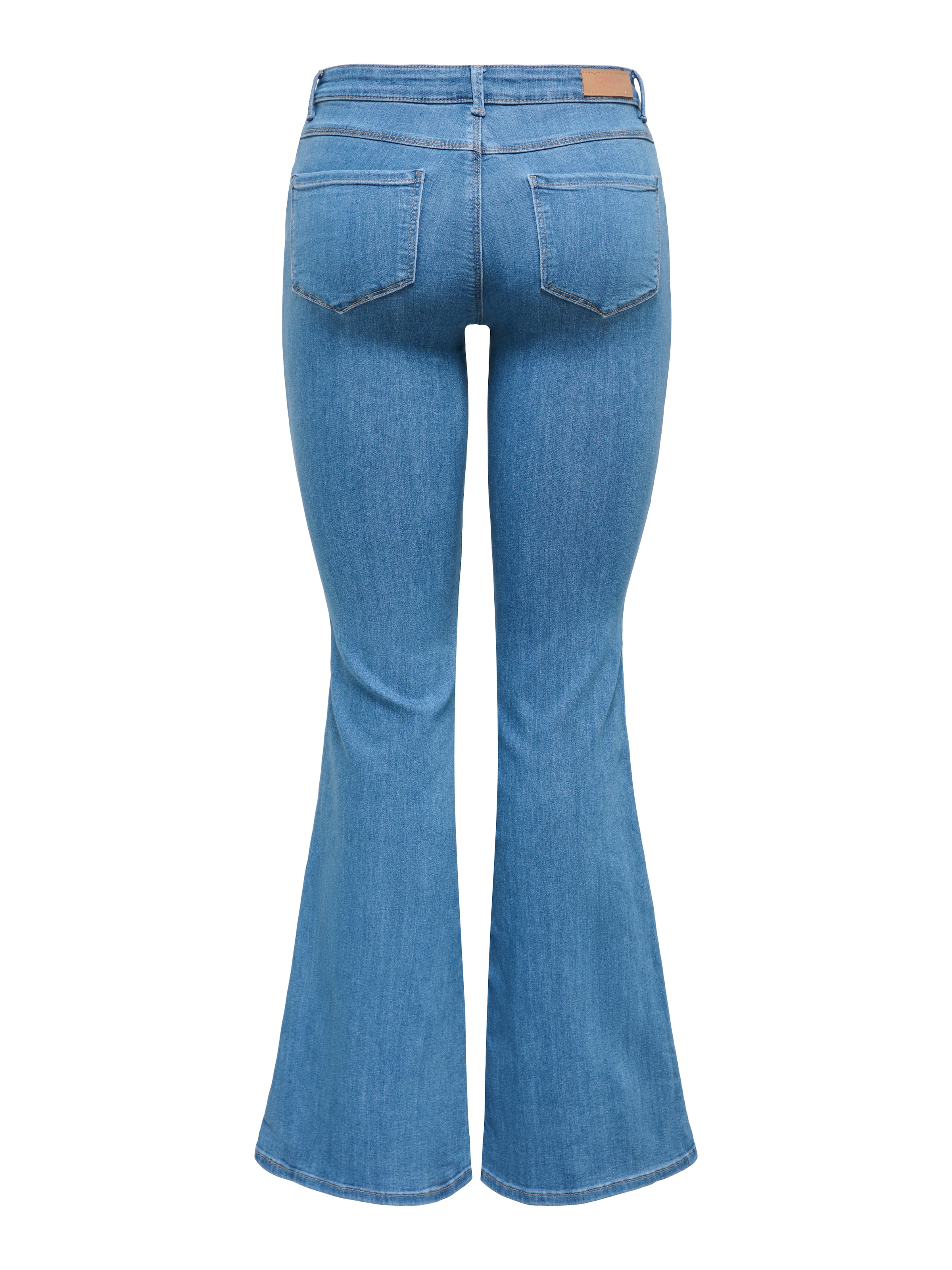ONLY Jeans bootcut »ONLHELLA LOW RETRO FLARED DNM« Mélange viscose, coupe bootcut,