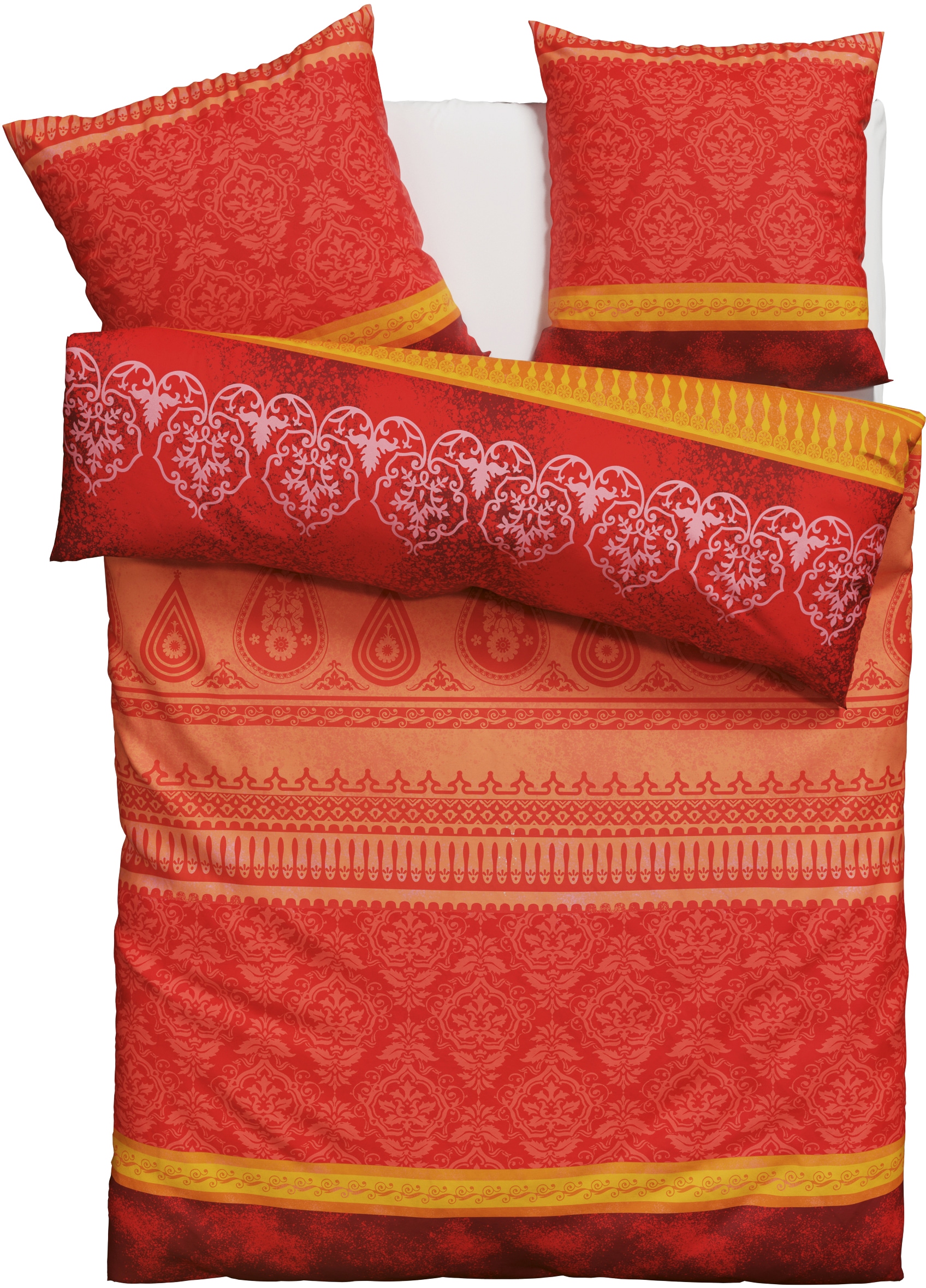 GOODproduct Bettwäsche »Sonnenham« 2 in Gr. 135x200 oder 155x220 cm, 100% Baumwolle, Paisley