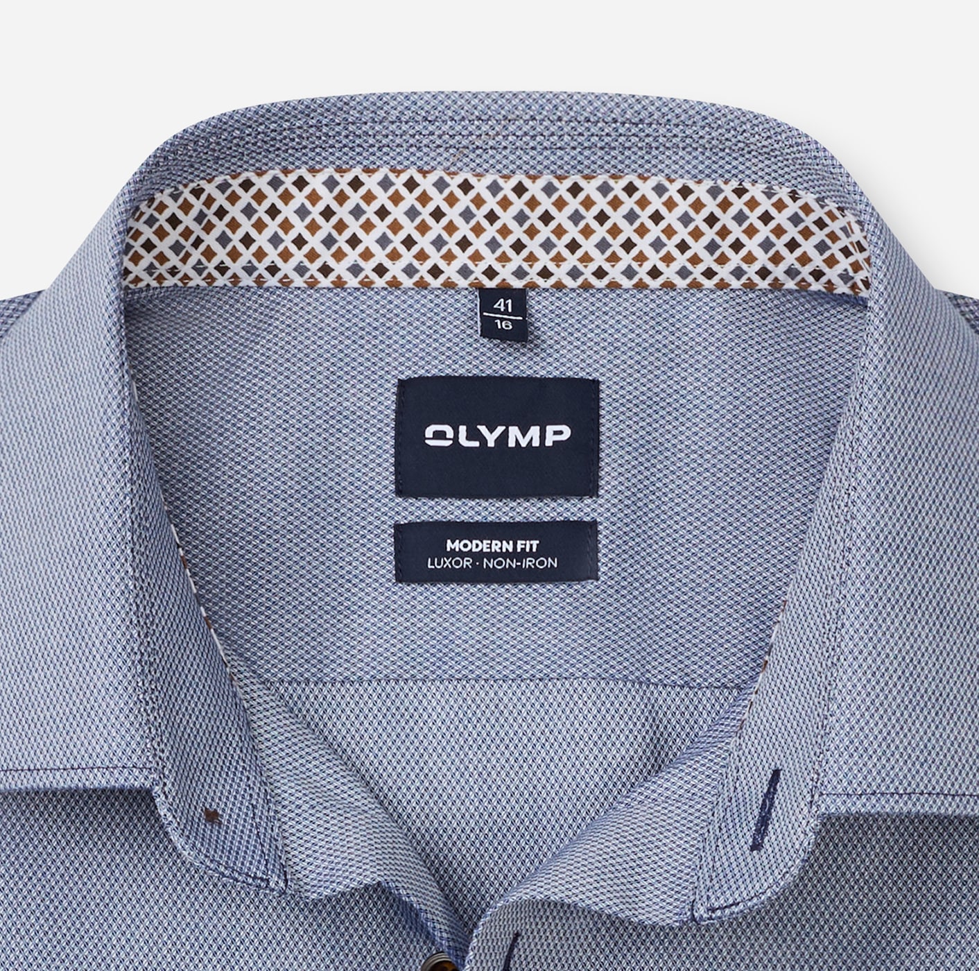 OLYMP Chemise à manches longues »Luxor« Chemise d'affaires, col New Kent, coupe moderne