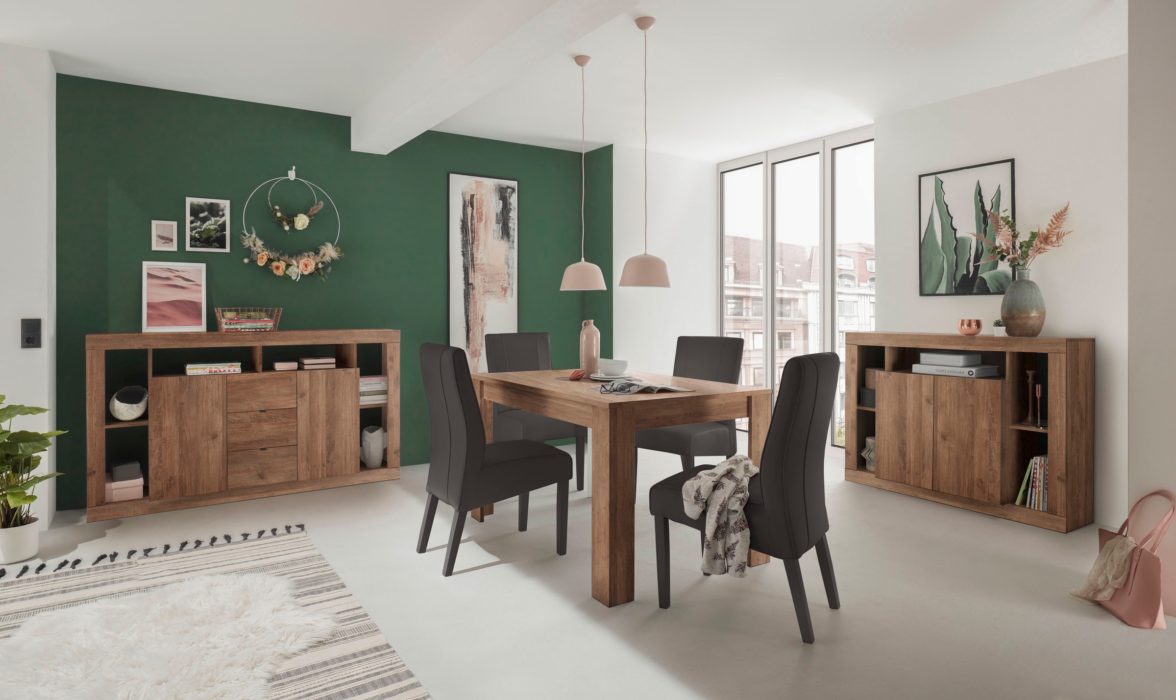 Home affaire Sideboard »Rimini« mit 2 Türen und 3 Schubkästen