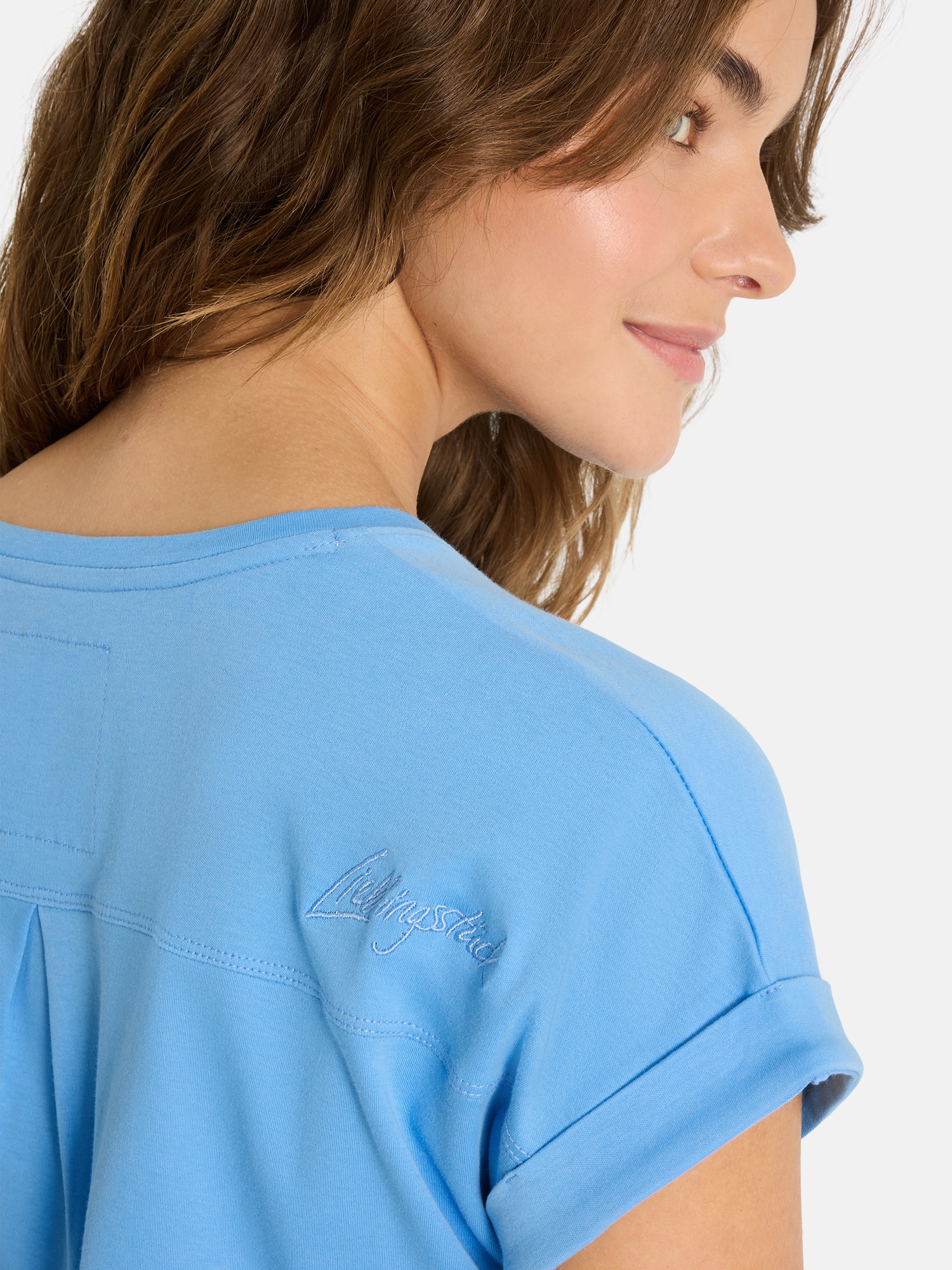 Lieblingsstück T-Shirt »CamilaEP« Ärmel mit Umschlag, Rundhals