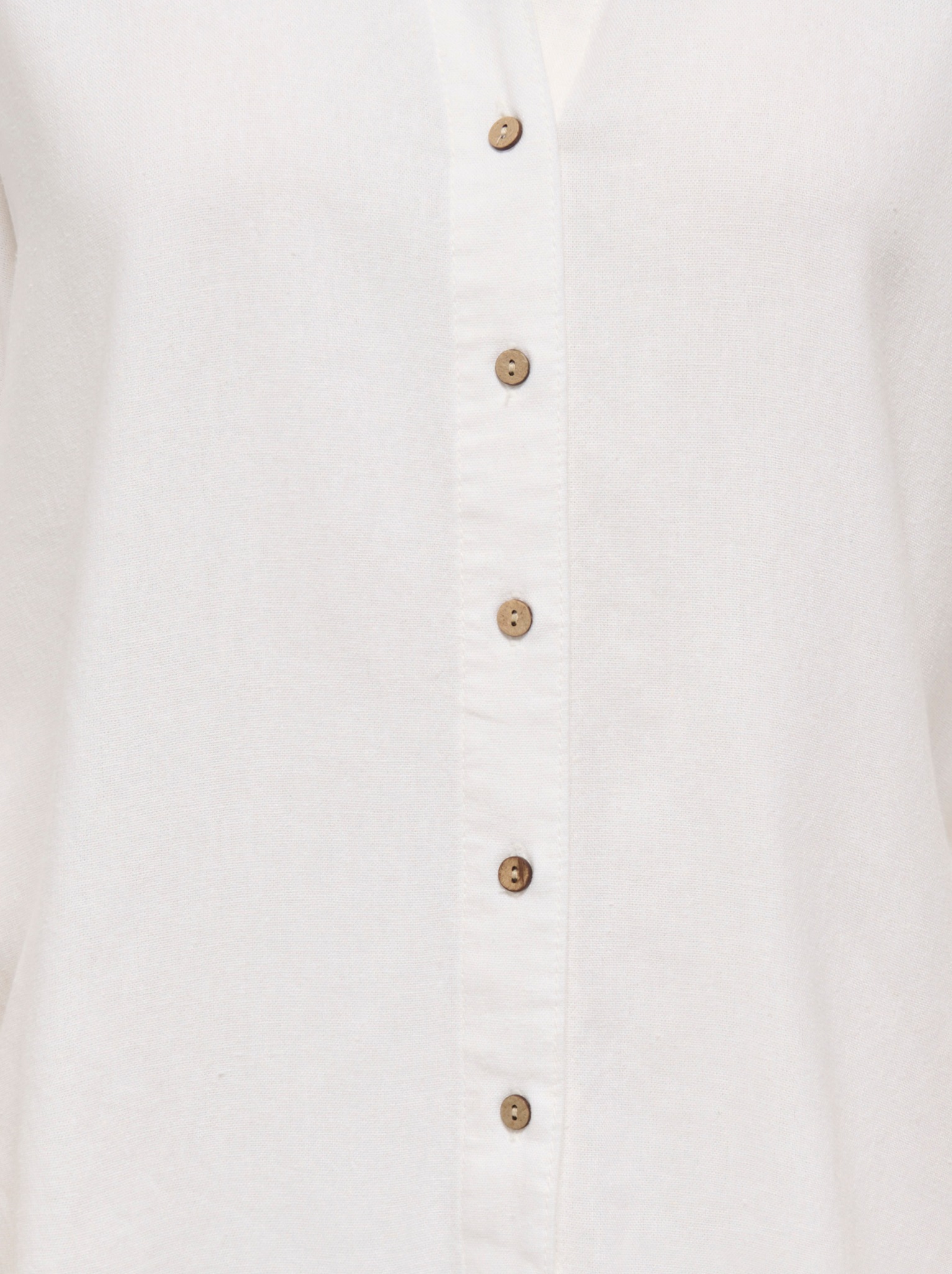 ONLY Blouse chemise »ONLGOA 3/4 STRAP LINEN BL SHIRT CC PNT« avec lin, poignets retournables