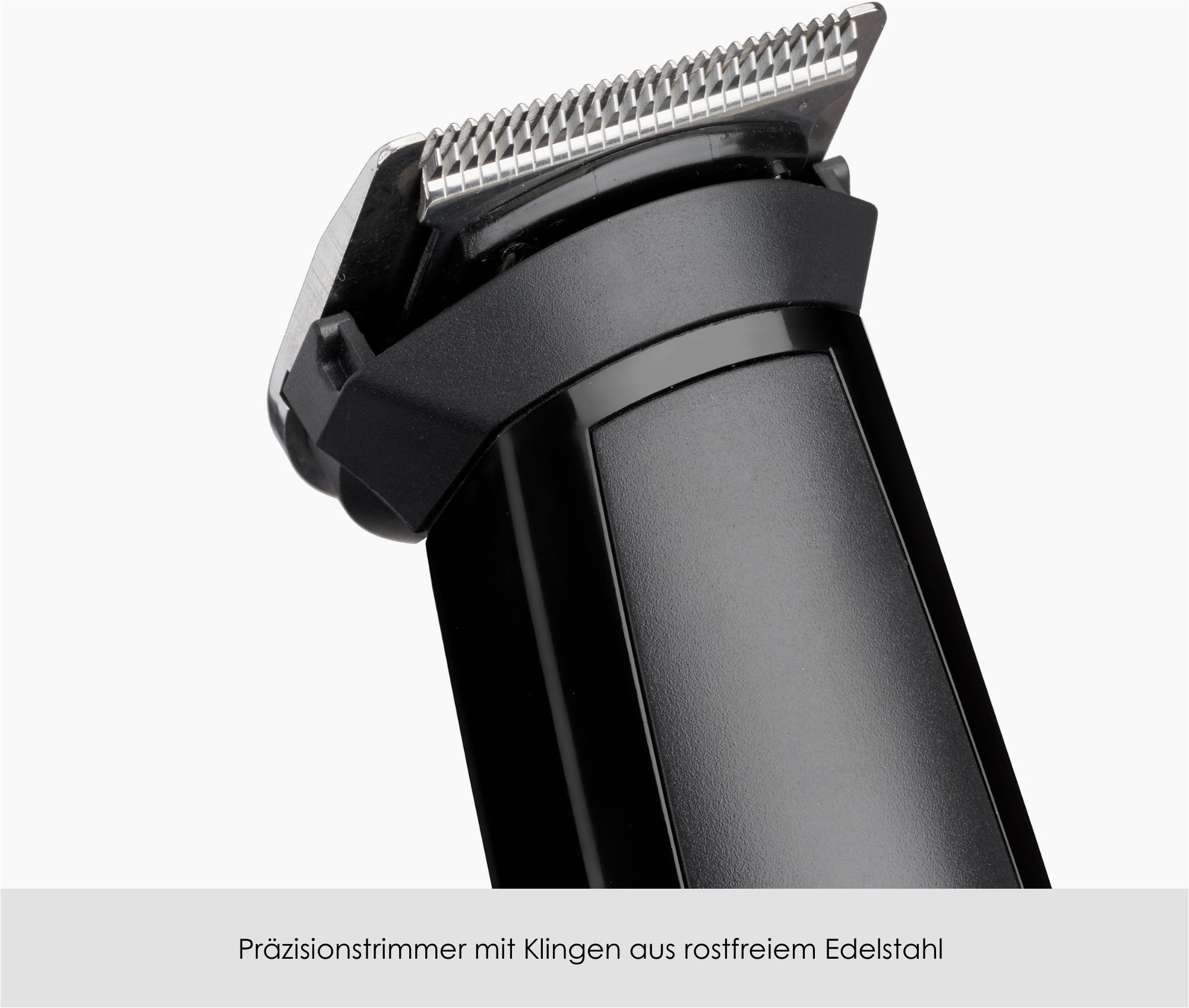 BaByliss Trimmer multifonctionnel »BaByliss 6-in-1 Multigrooming Trimmer, Edelstahlklingen, MT725E« 6 Aufsätze 6 Stylingfunktionen, 4 Kammaufsätze, kabelloses Grooming-Set