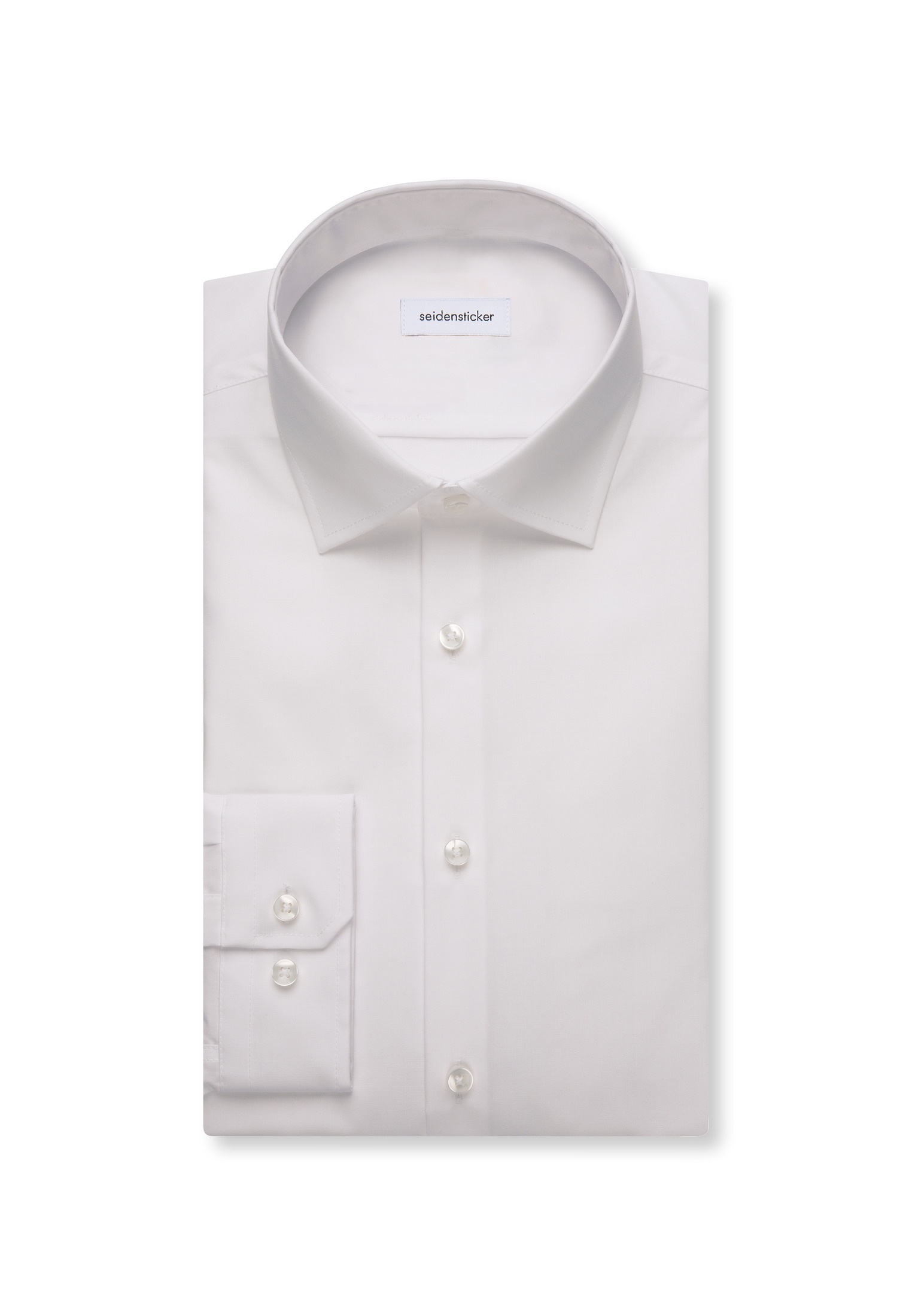 seidensticker Chemise d'affaires »Schwarze Rose«, Shaped 1/1 Kentkragen Uni
