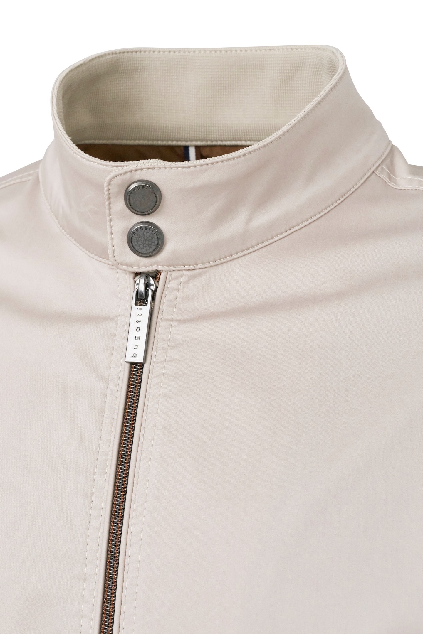 bugatti Blouson ohne Kapuze mit Stehkragen & Strickdetails