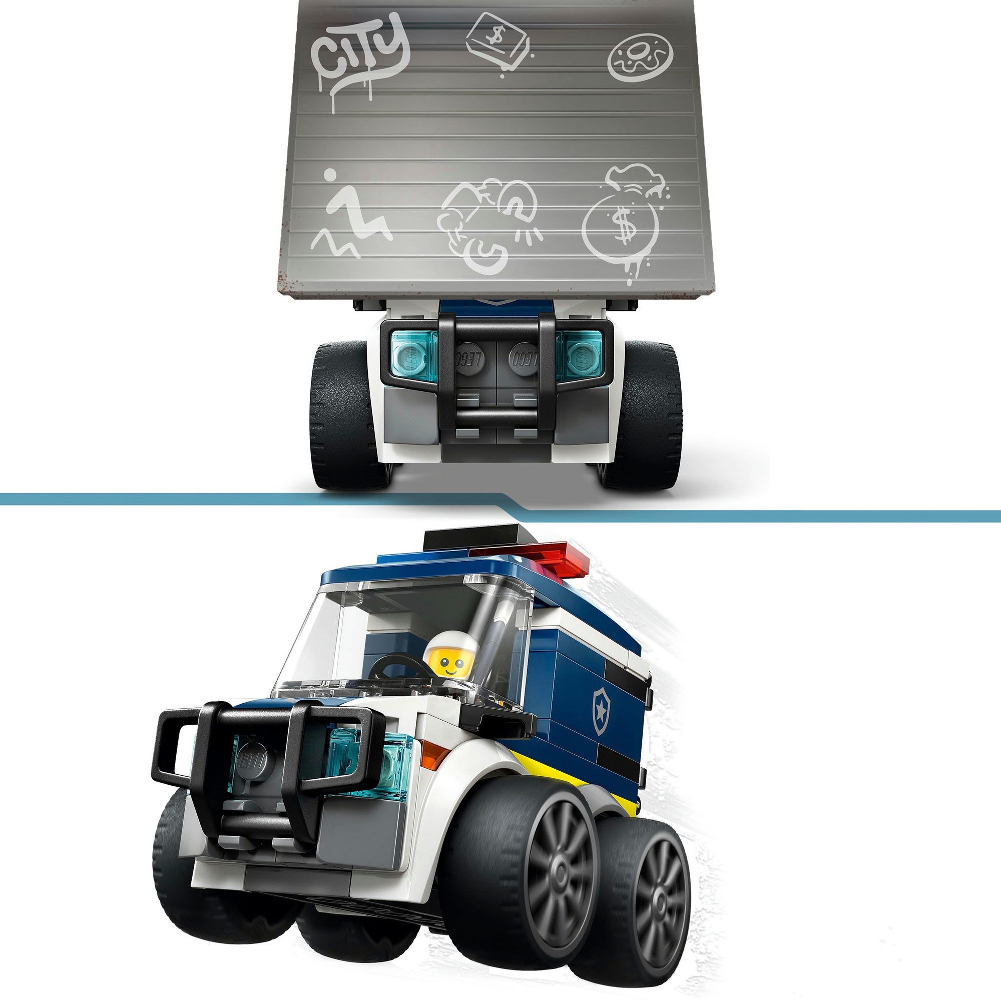 LEGO® Pions de construction »Coole Flitzer – Polizei-Truck (60481), LEGO City« Made in Europe
