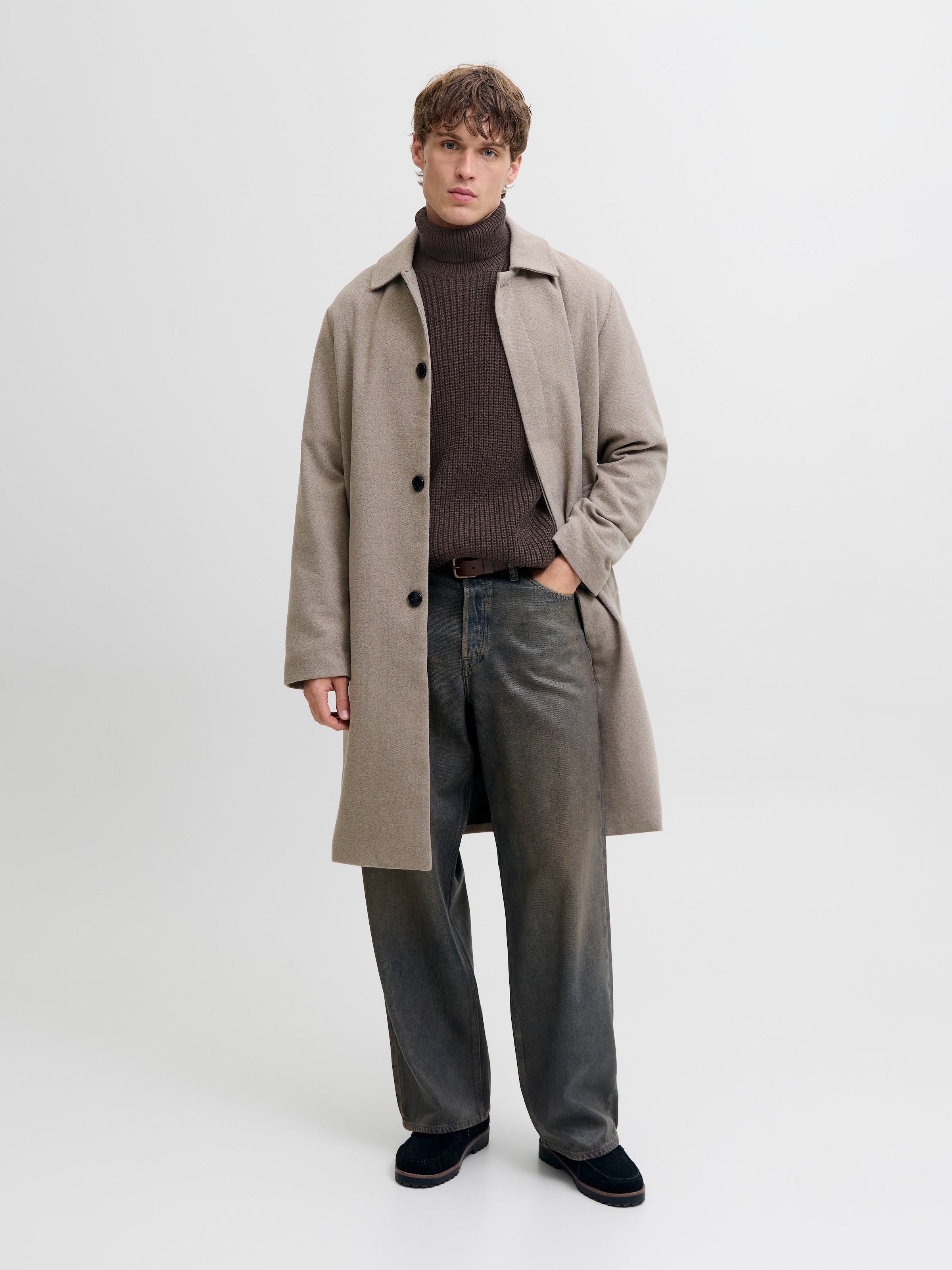 Jack & Jones Pull à col roulé »JORBLEECKER KNIT ROLL NECK BF«