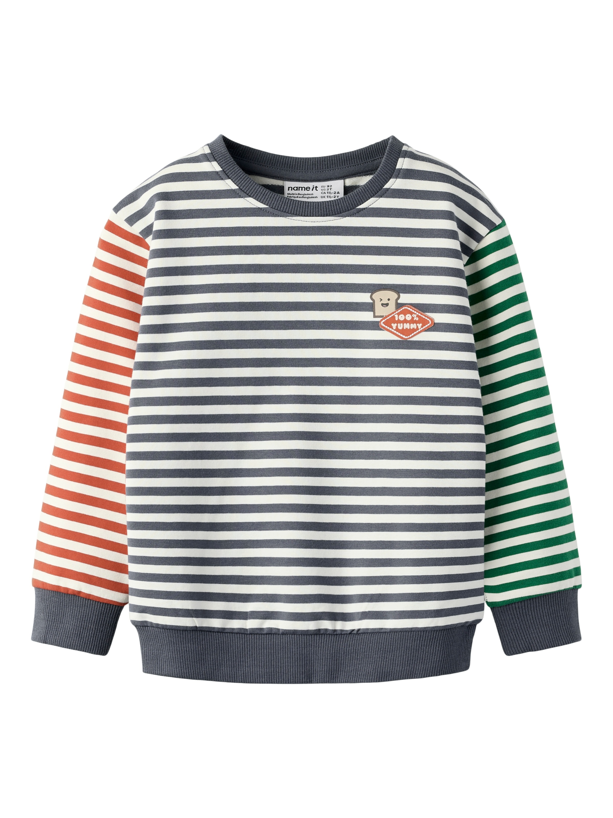 Name It Sweat-shirt »NMMKASTER LS NREG SWEAT UNB«, Baumwollmischung, regular fit
