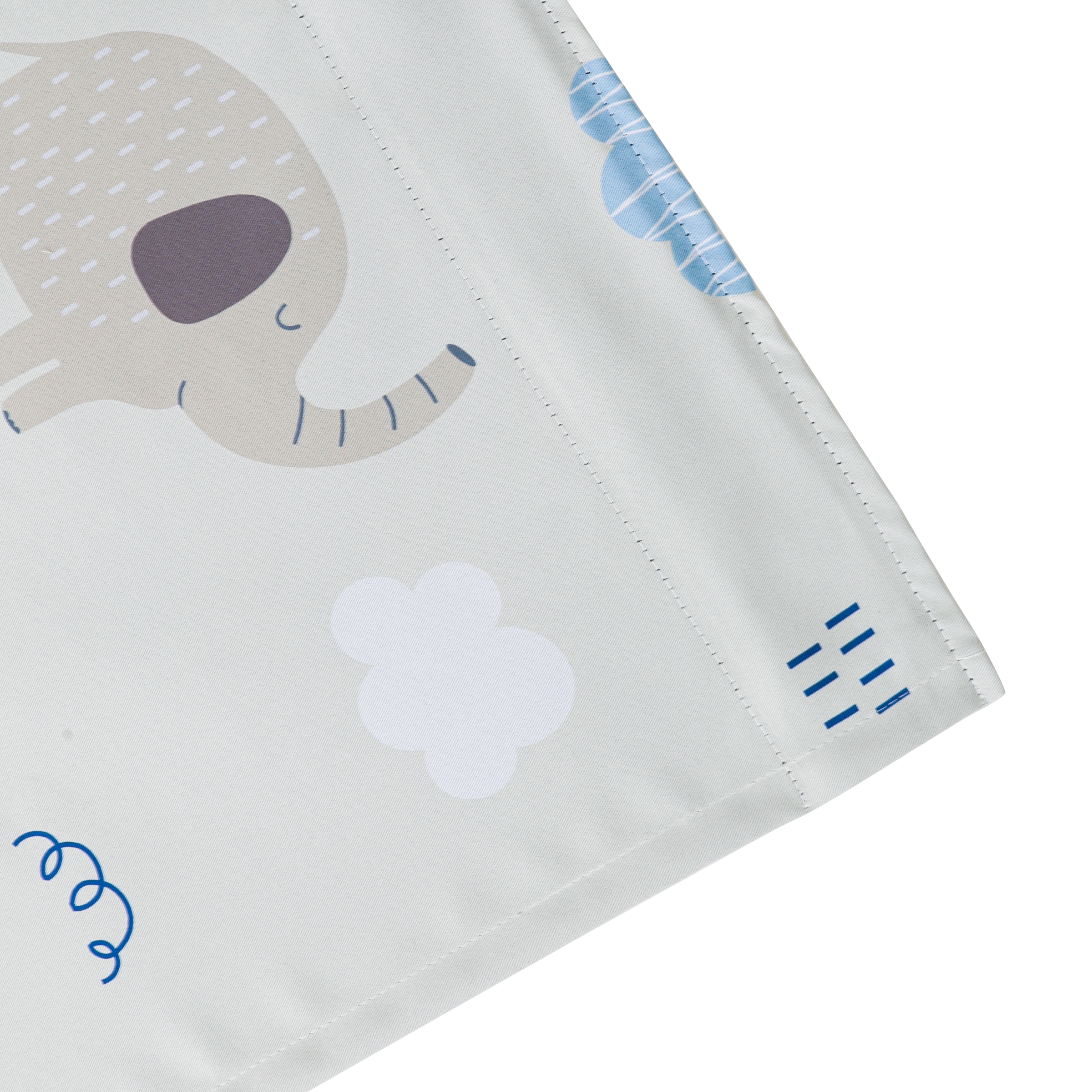 GOODproduct Gardine »Maurrice« Multifunktionsband 1 Stk. tlg. Blickdicht, Multifunktionsband, Pflegeleicht, Elefanten Design